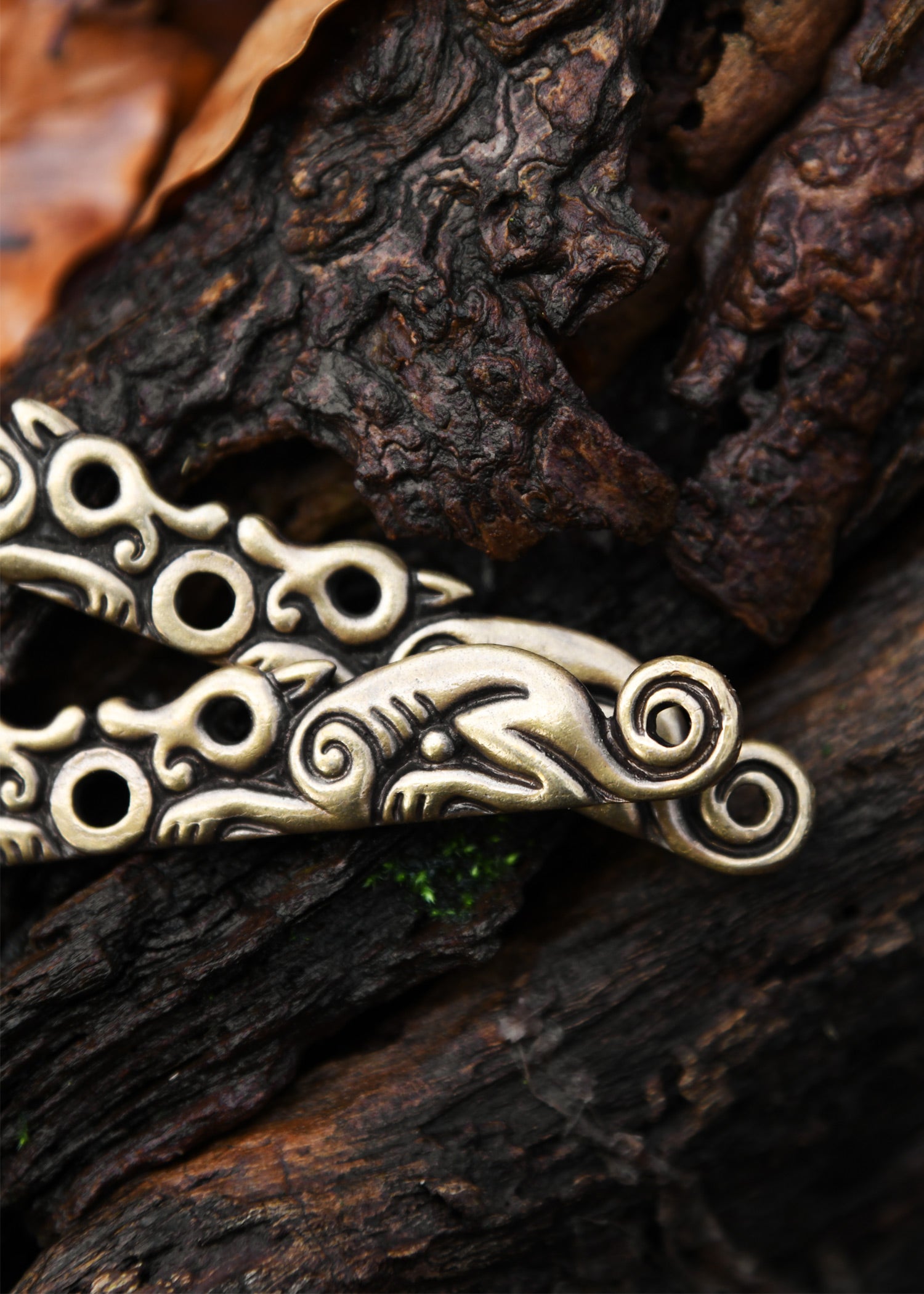 Imagen única de: Accesorios Para Cejas De Chacal De Latón Para Proyectos De Bricolaje (Par)