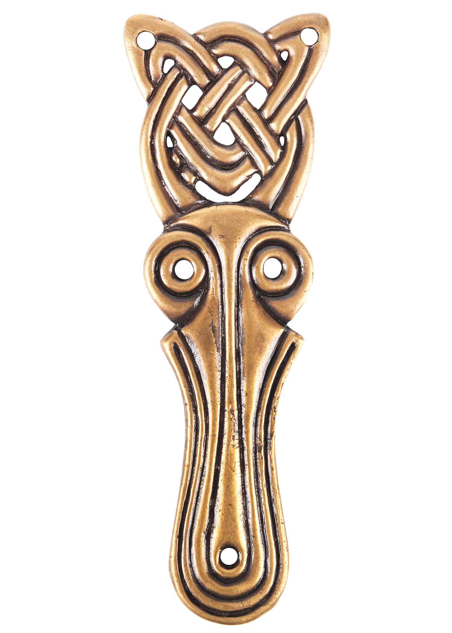 Imagen única de: Pieza Nasal De Latón (Nasal), Dragón Nórdico, Adecuada Para Proyectos De Bricolaje