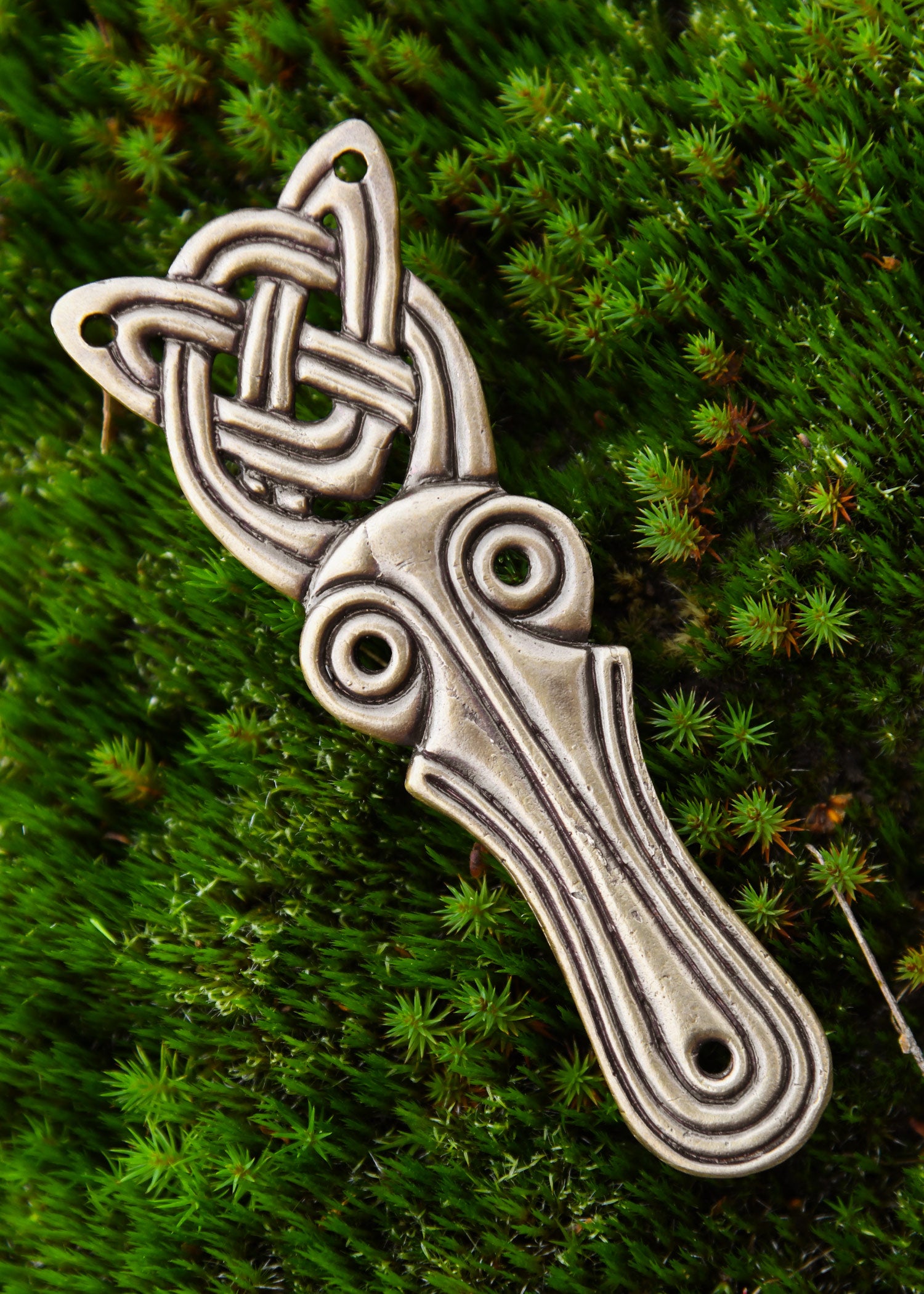 Imagen única de: Pieza Nasal De Latón (Nasal), Dragón Nórdico, Adecuada Para Proyectos De Bricolaje