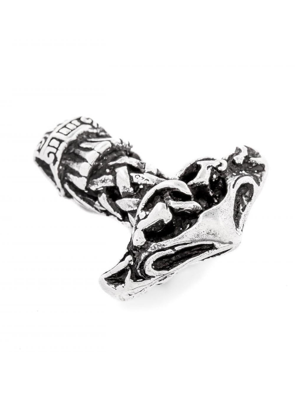 Imagen única de: Martillo De Thor Con Casco, Plateado.