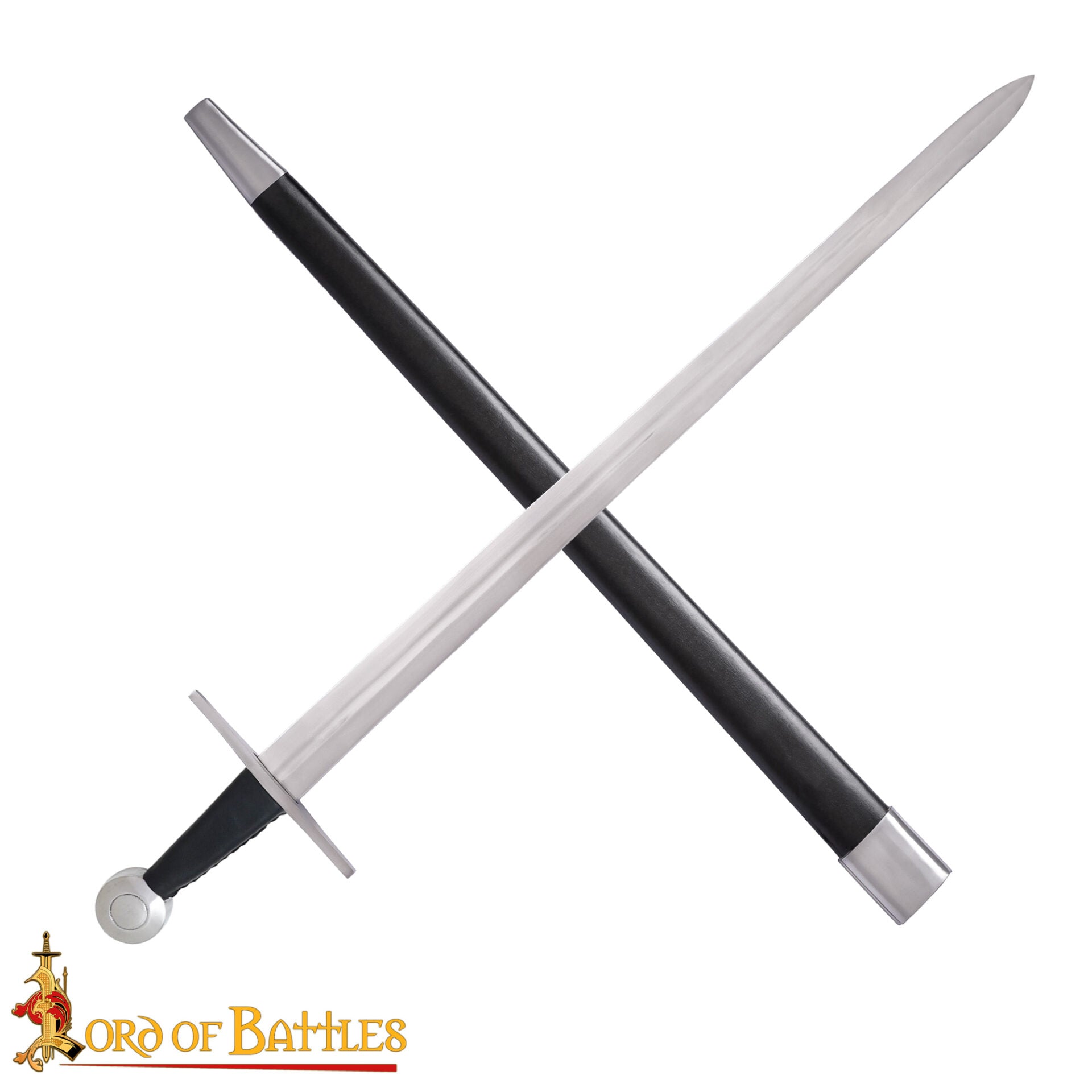 Imagen única de: Espada Vikinga de Acero Al Carbono Forjada a Mano con Vaina -funcional