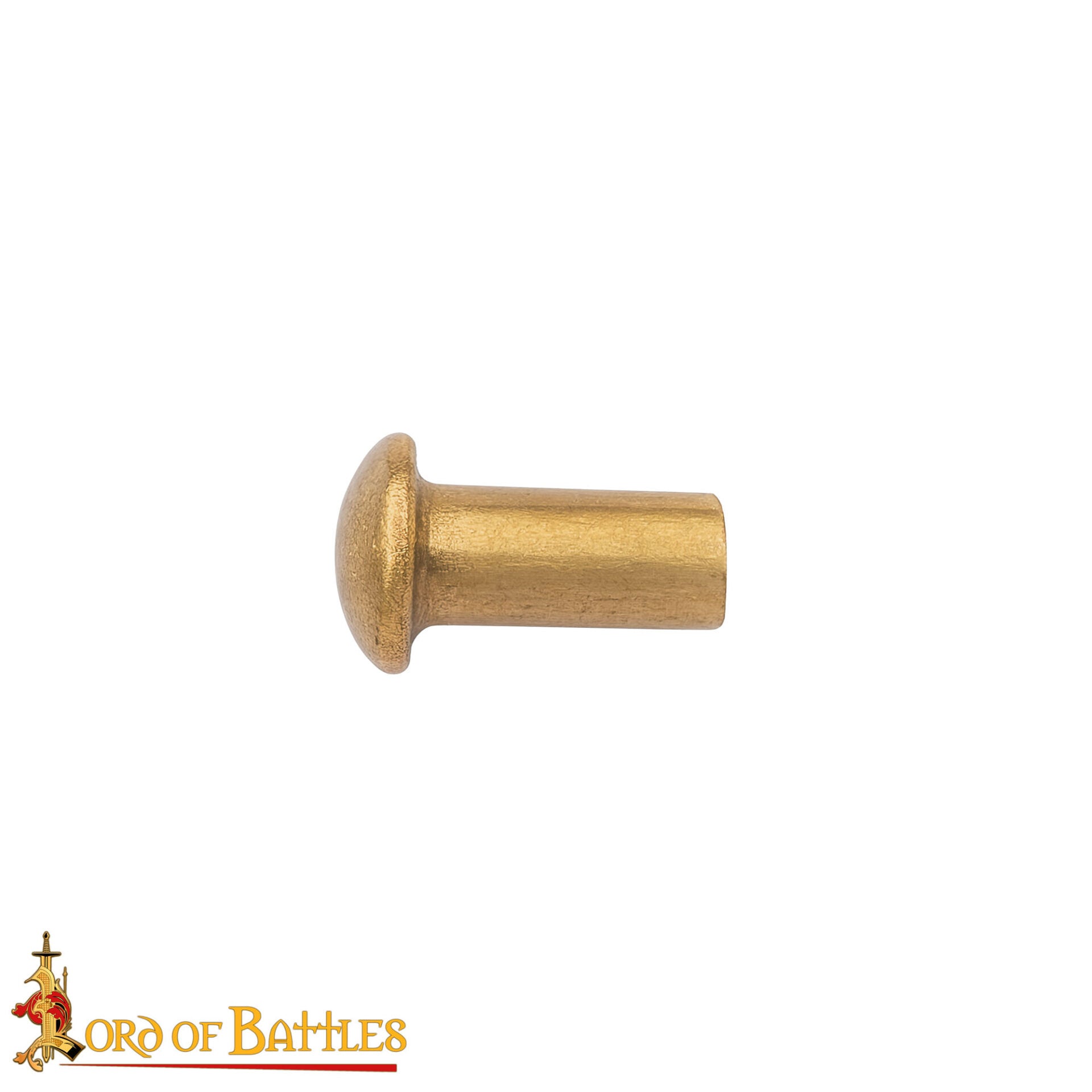 Imagen única de: Juego de 25 Remaches Medievales de Latón de 6 Mm de Diámetro