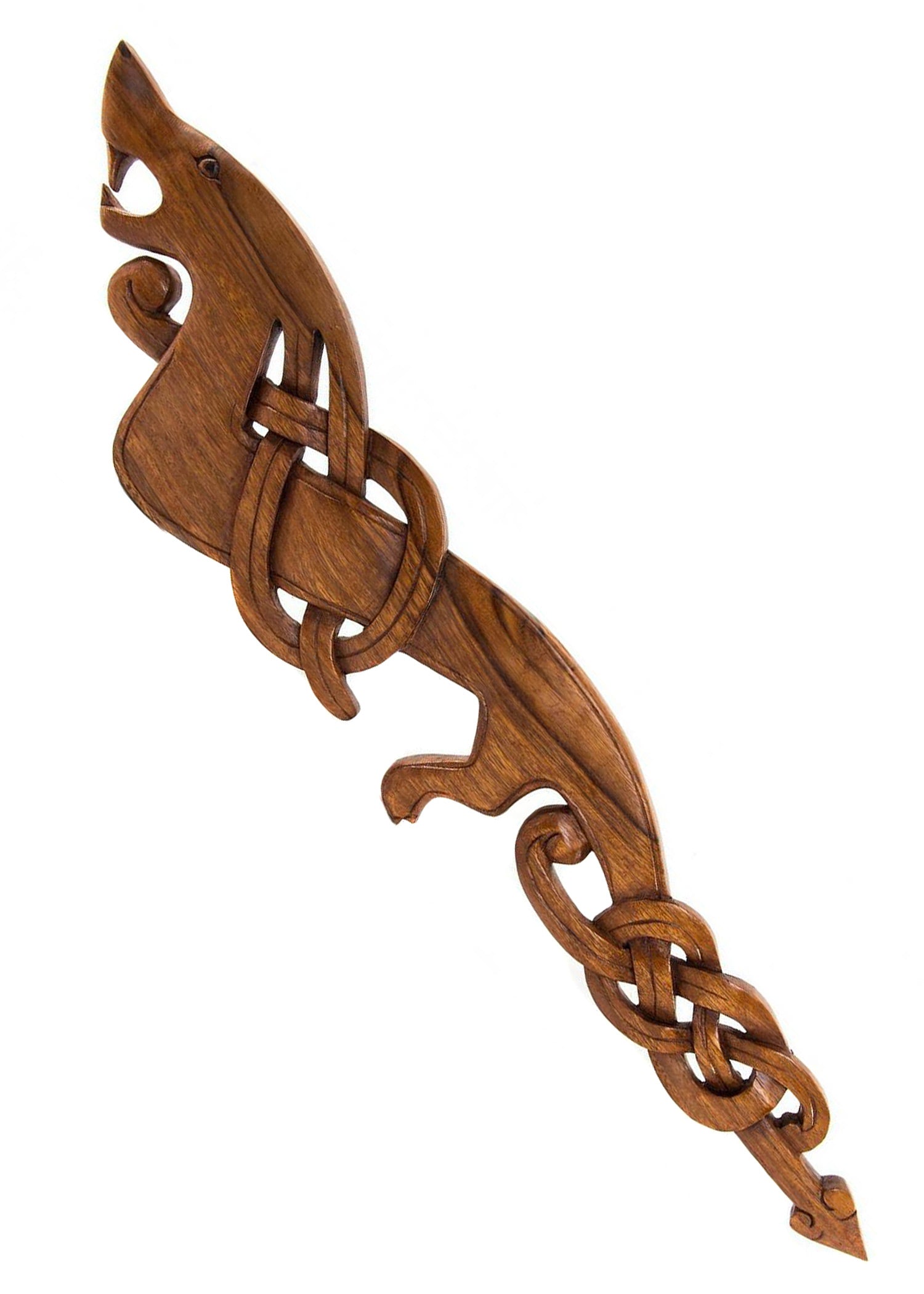 Imagen única de: Dragón Vikingo De Madera, Mirando Hacia La Izquierda.