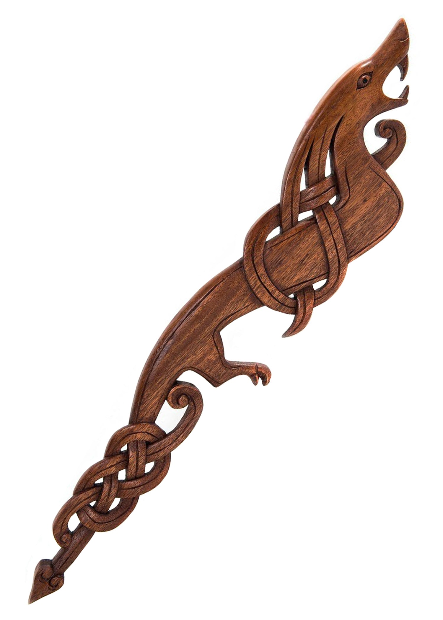 Imagen única de: Dragón Vikingo De Madera, Mirando Hacia La Derecha