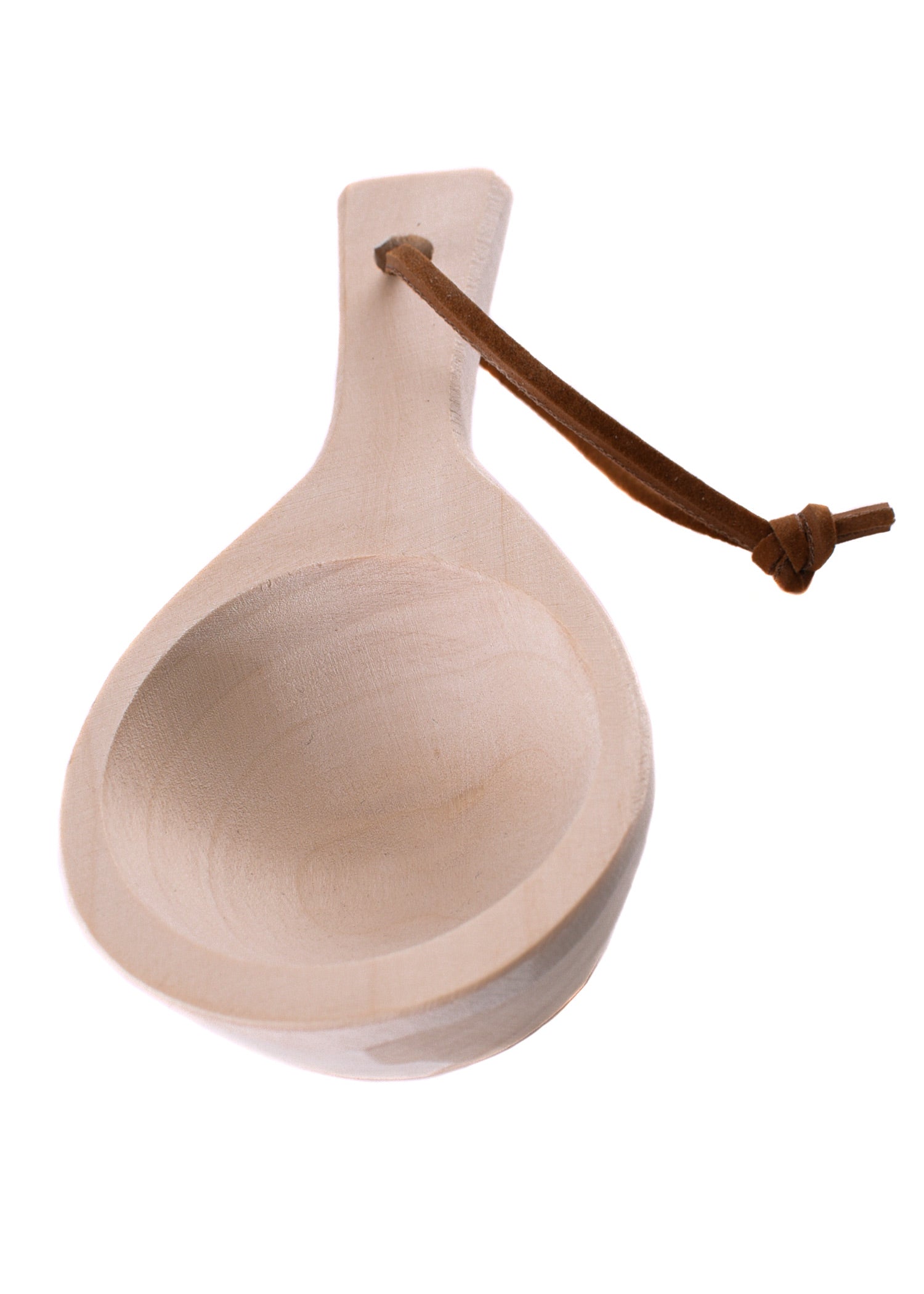 Imagen única de: Cucharón Con Correa De Cuero, Aprox. 17 Cm.