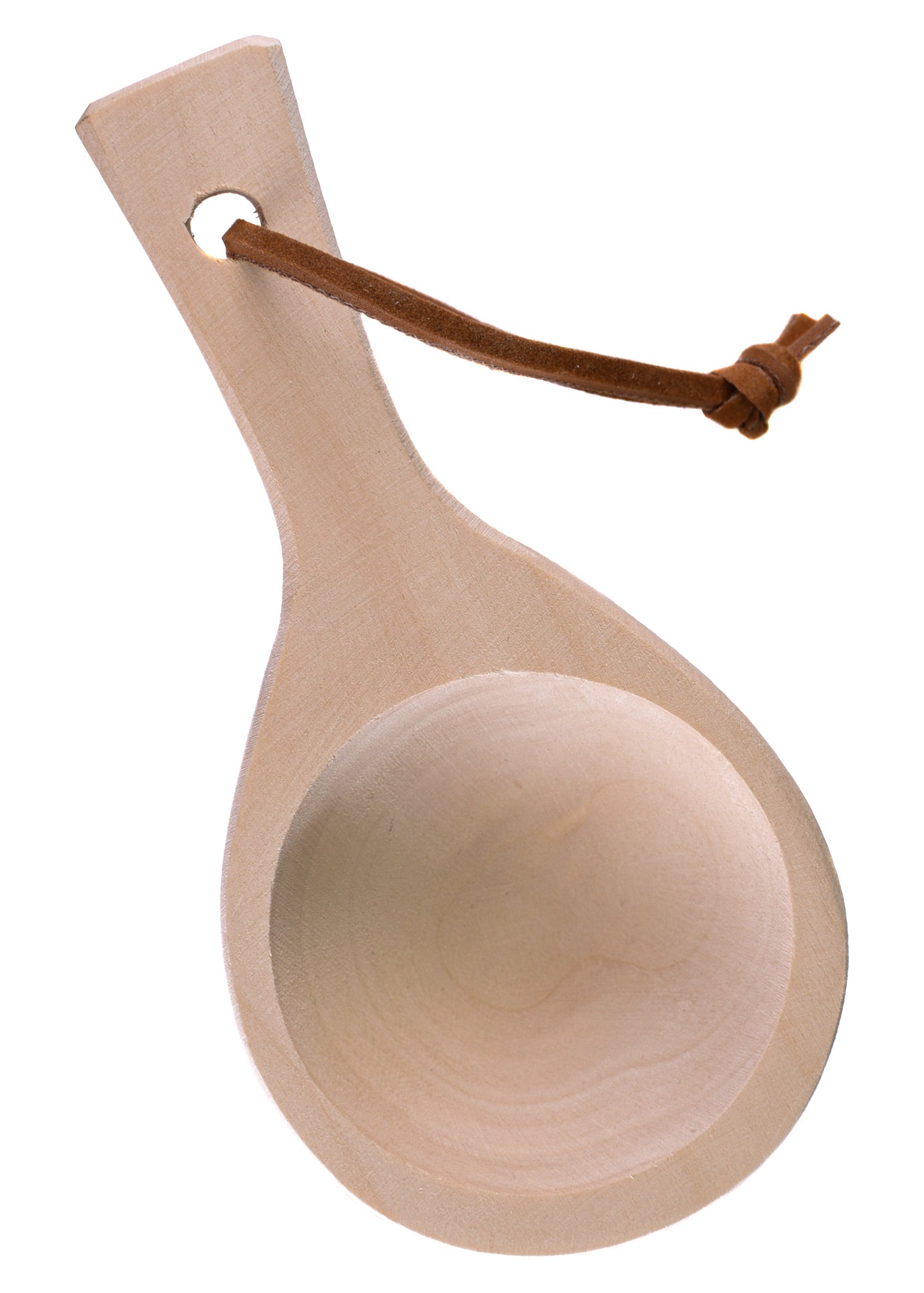Imagen única de: Cucharón Con Correa De Cuero, Aprox. 17 Cm.