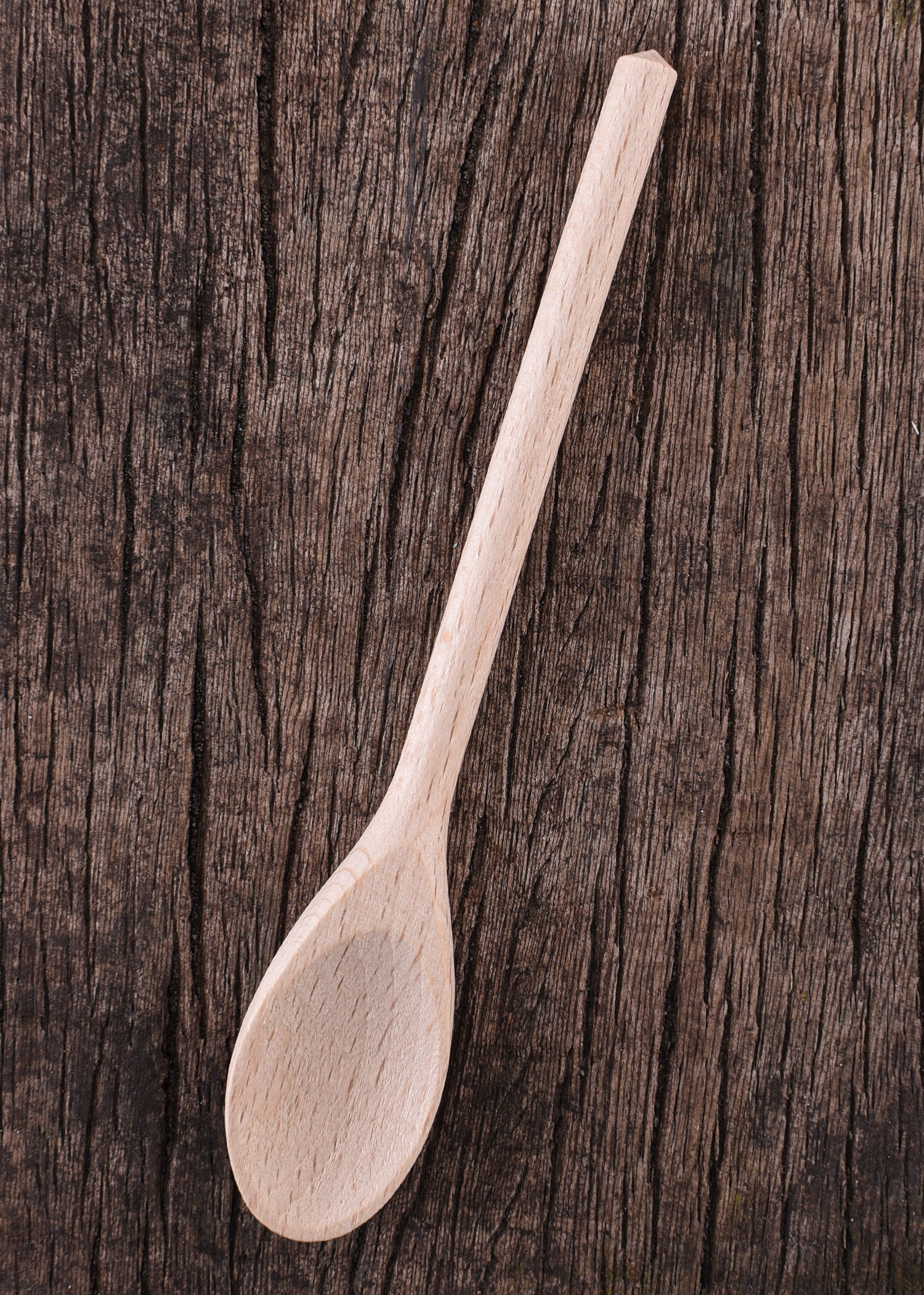 Imagen única de: Cuchara Pequeña De Madera De Haya, 13 Cm Aprox.
