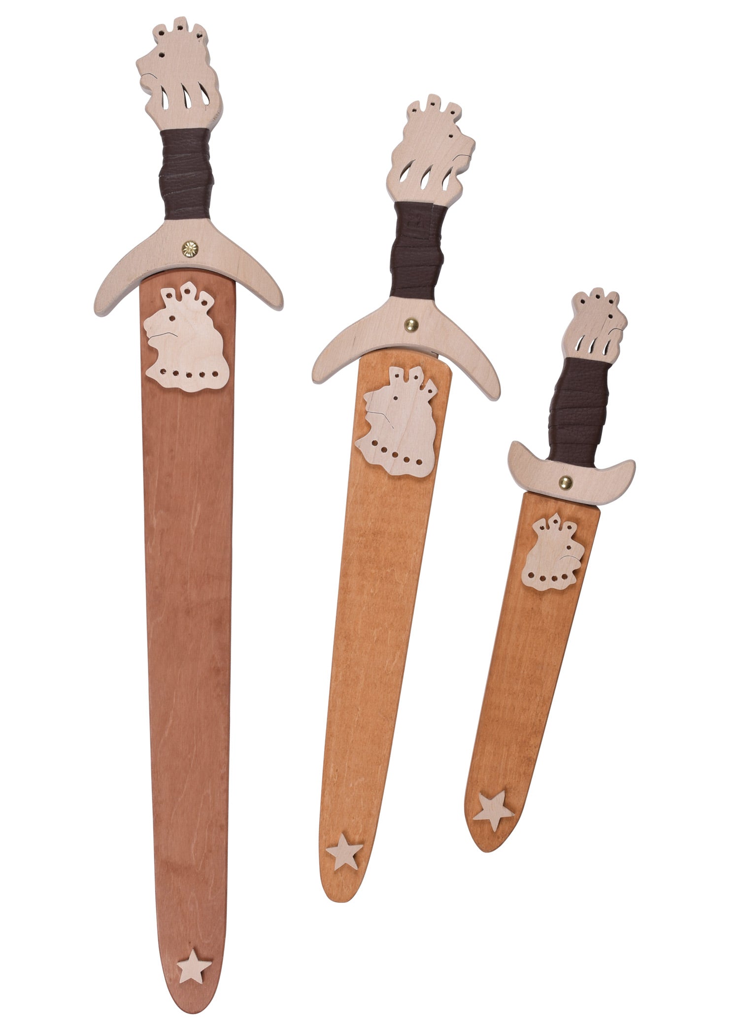 Imagen única de: Espada De Caballero Infantil Löwenstein De Madera, Con Vaina