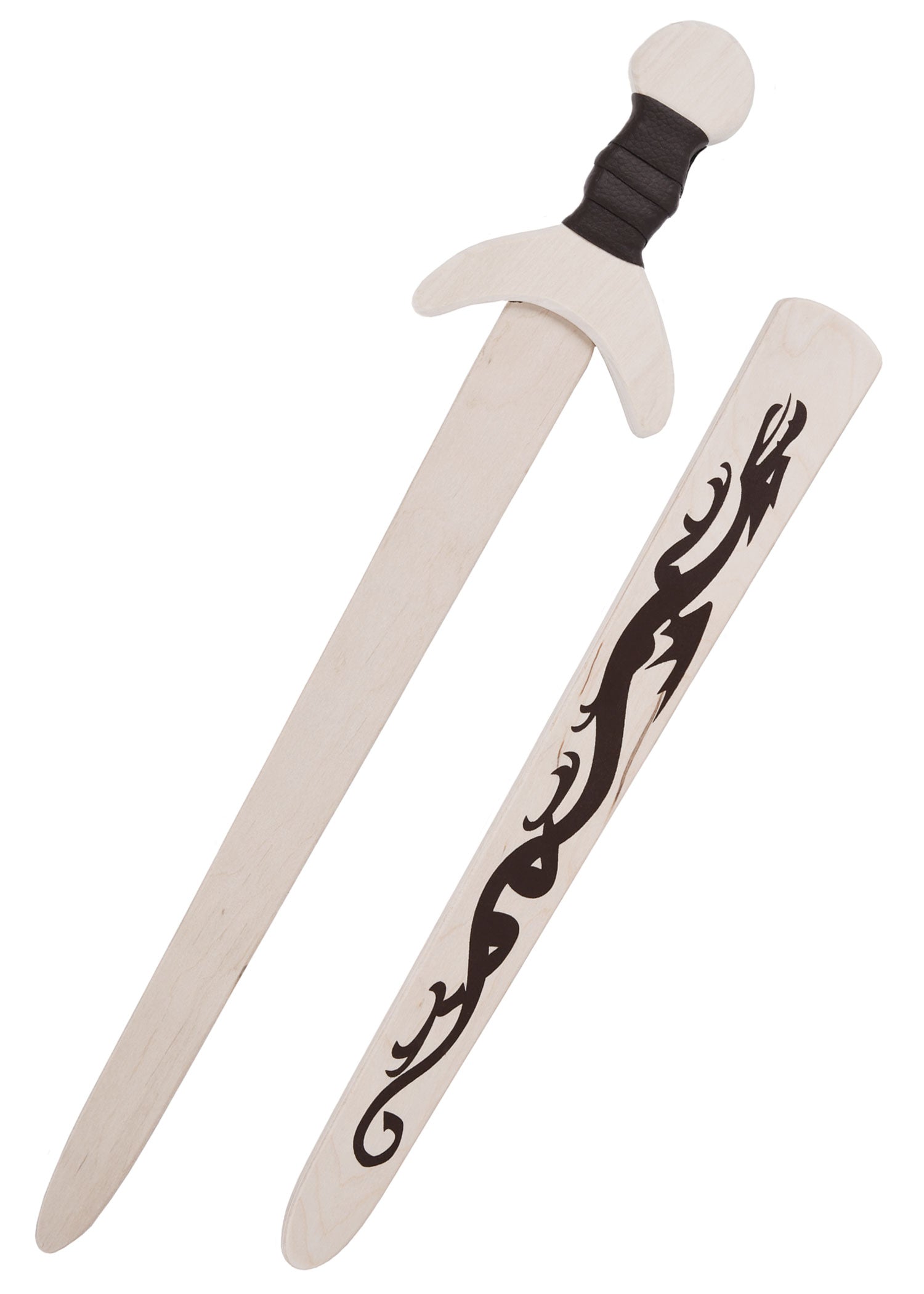 Imagen única de: Espada De Caballero Infantil Lindwurm De Madera, Con Vaina