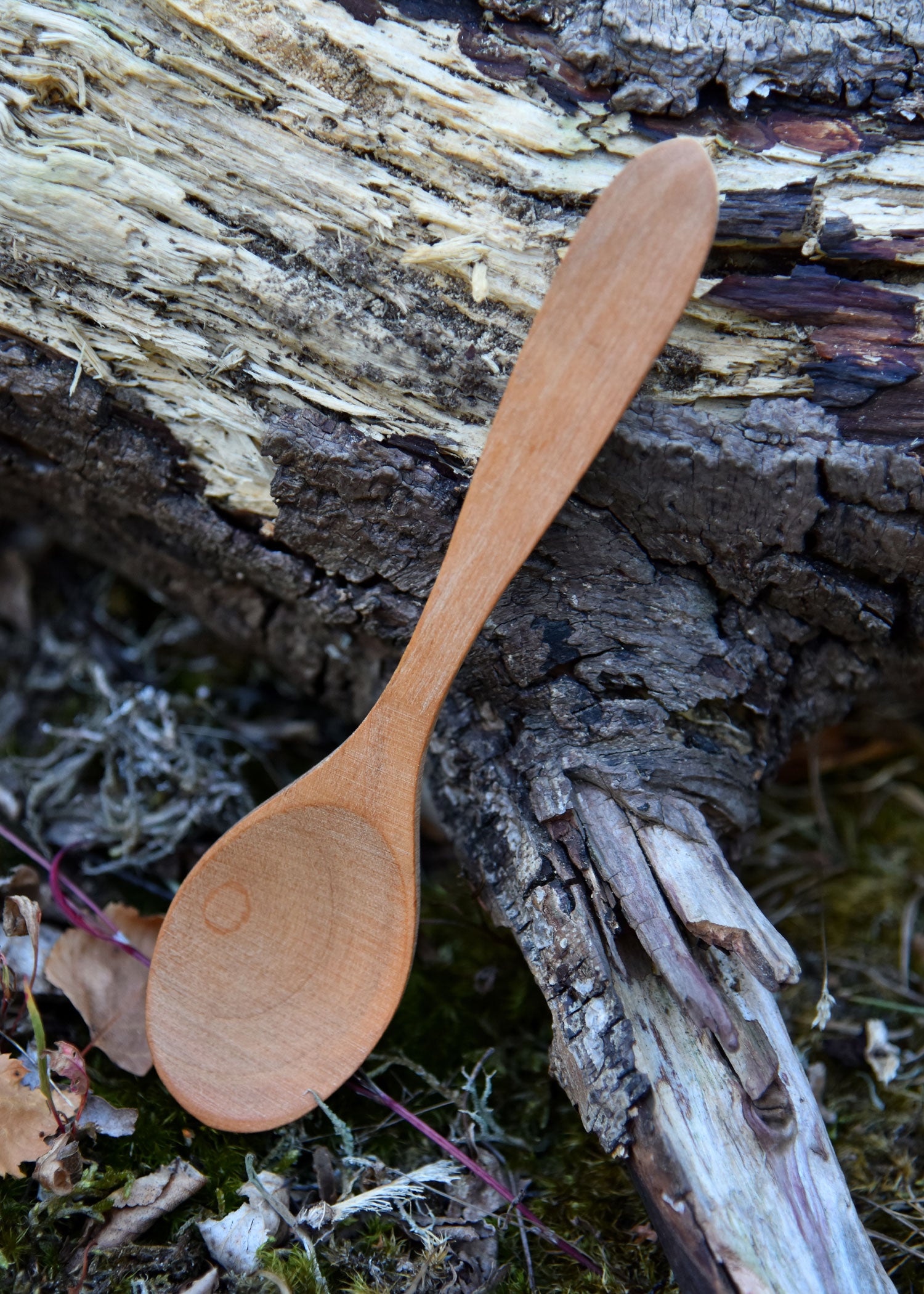 Imagen única de: Cuchara De Madera De Cerezo, Aprox. 17 X 4 Cm