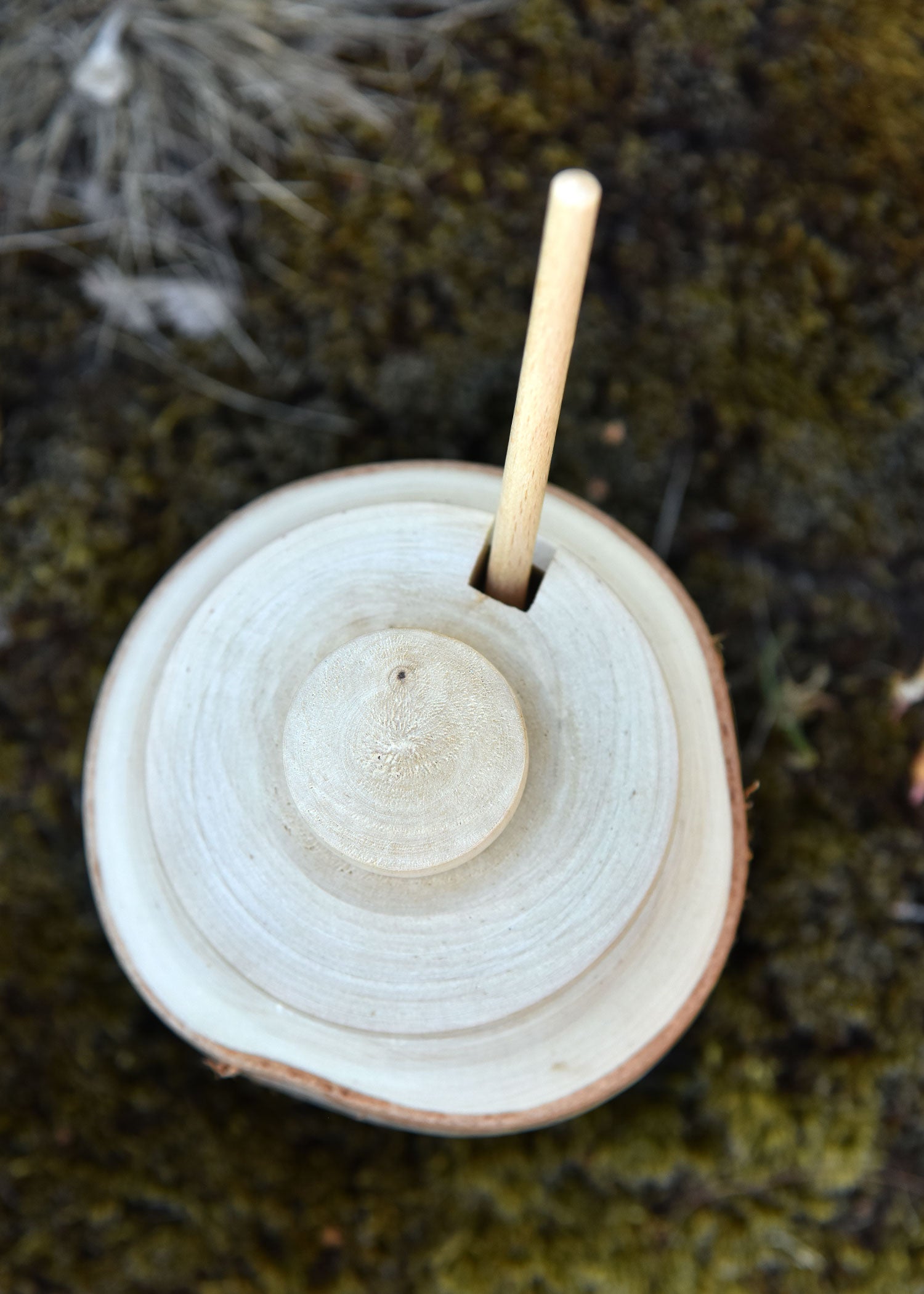 Imagen única de: Azucarero O Salero Con Cuchara, Madera De Abedul, Aprox.