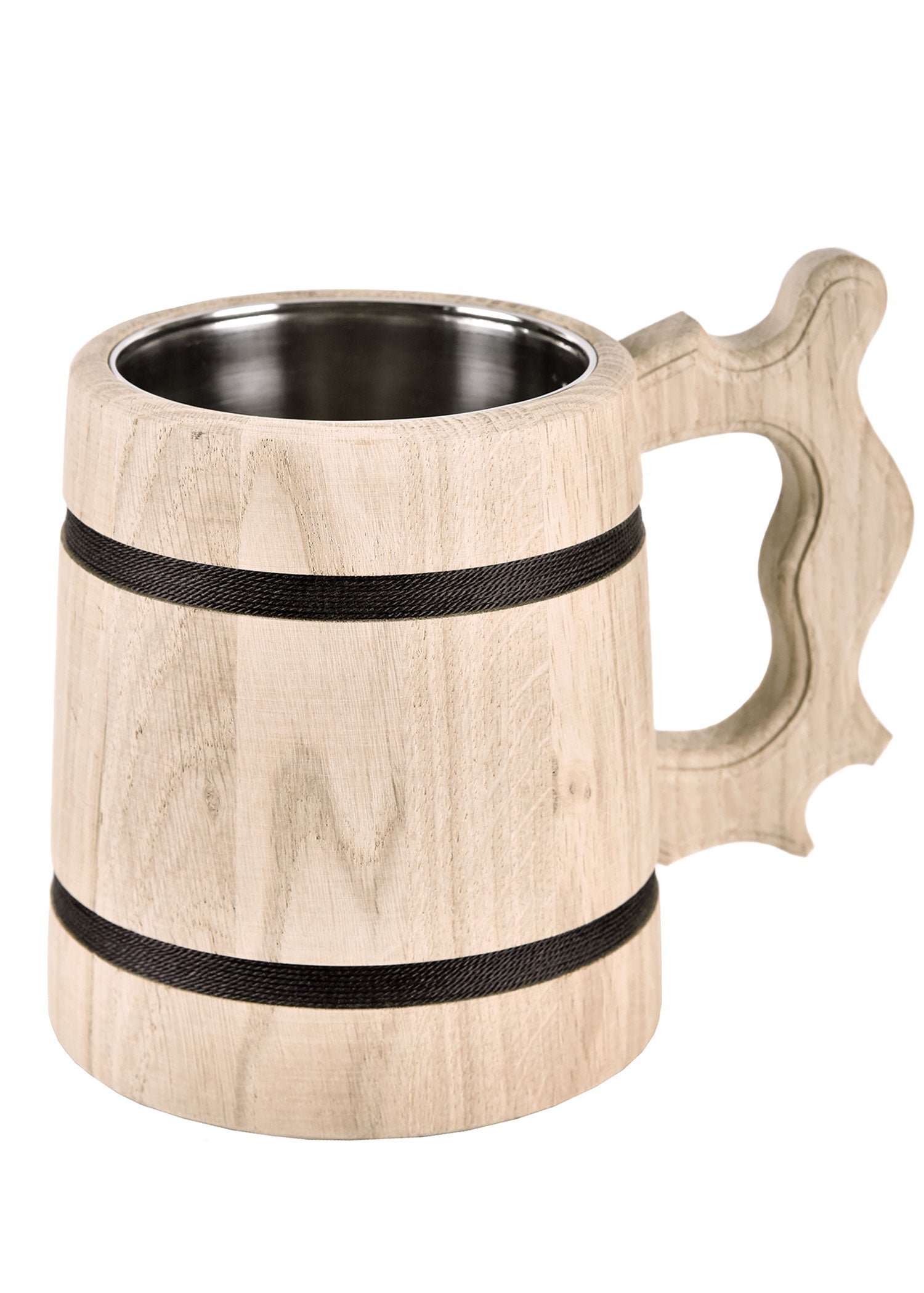 Imagen única de: Jarra De Cerveza De Madera De Roble De Aprox. 17 X 14 Cm.