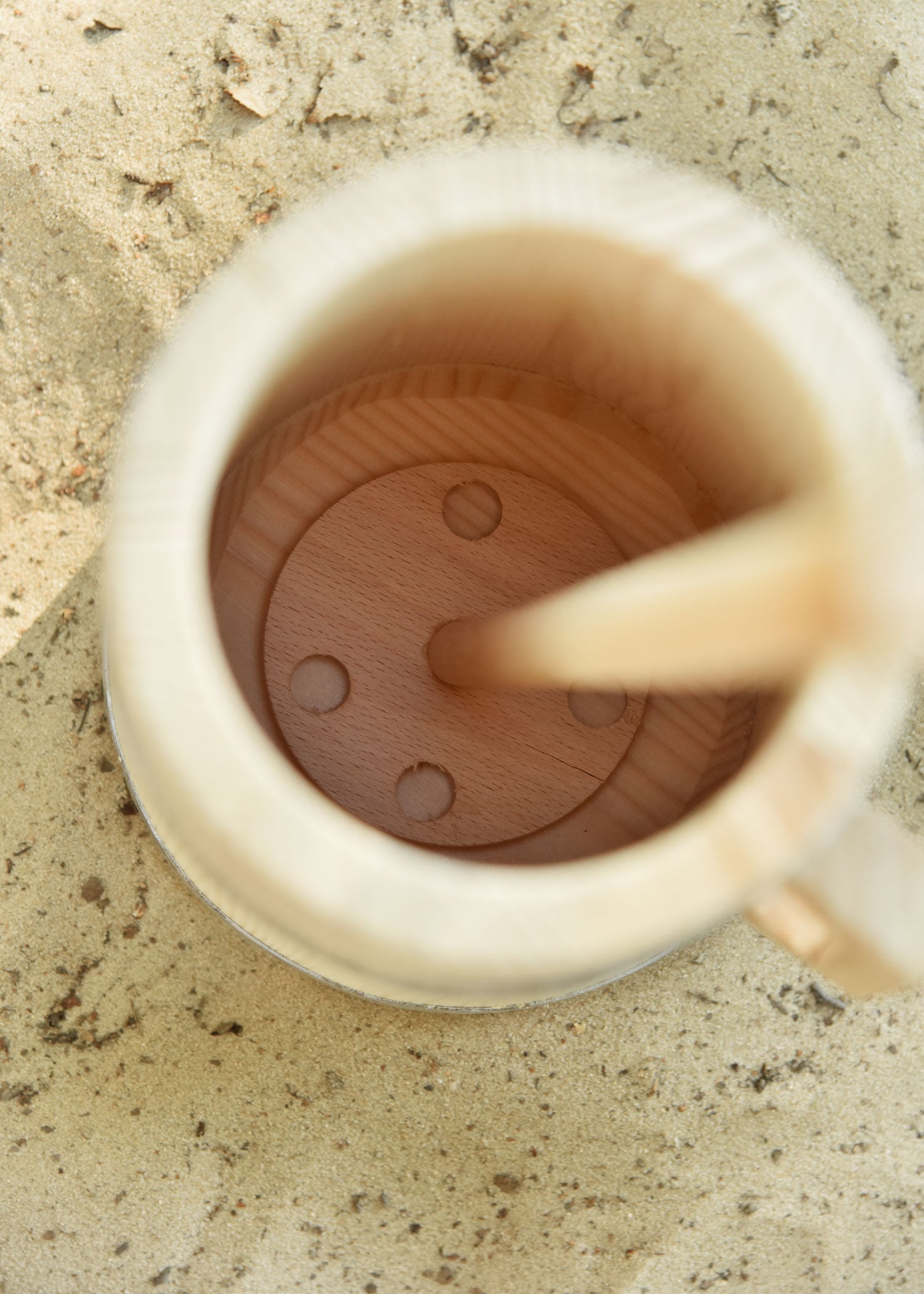 Imagen única de: Mantequera De Madera De Abeto, Aprox. 65 X 20 X 14 Cm.