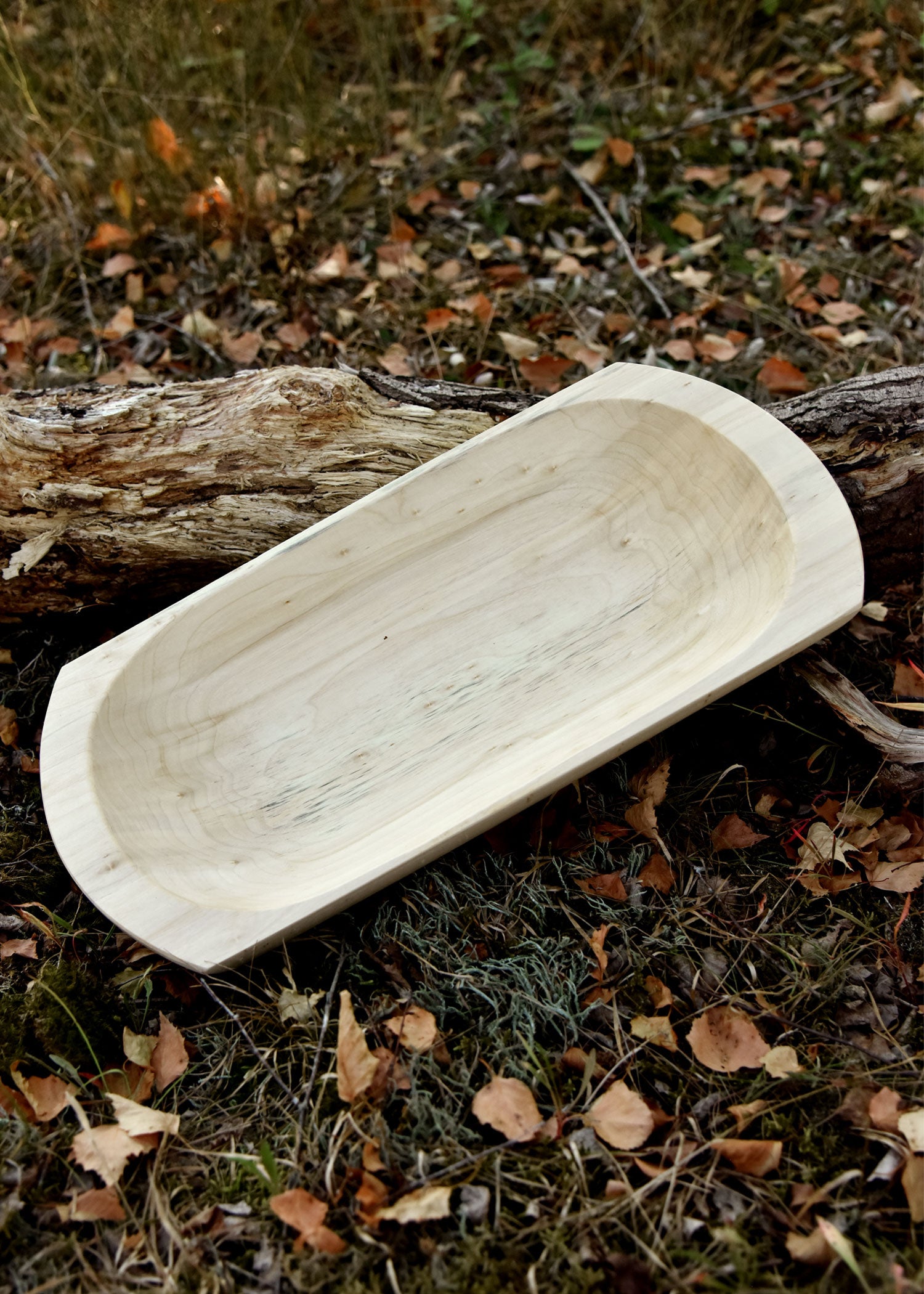 Imagen única de: Comedero De Madera De Tilo, Liso, Sellado, Aprox. 45 X 23 X 6 Cm.
