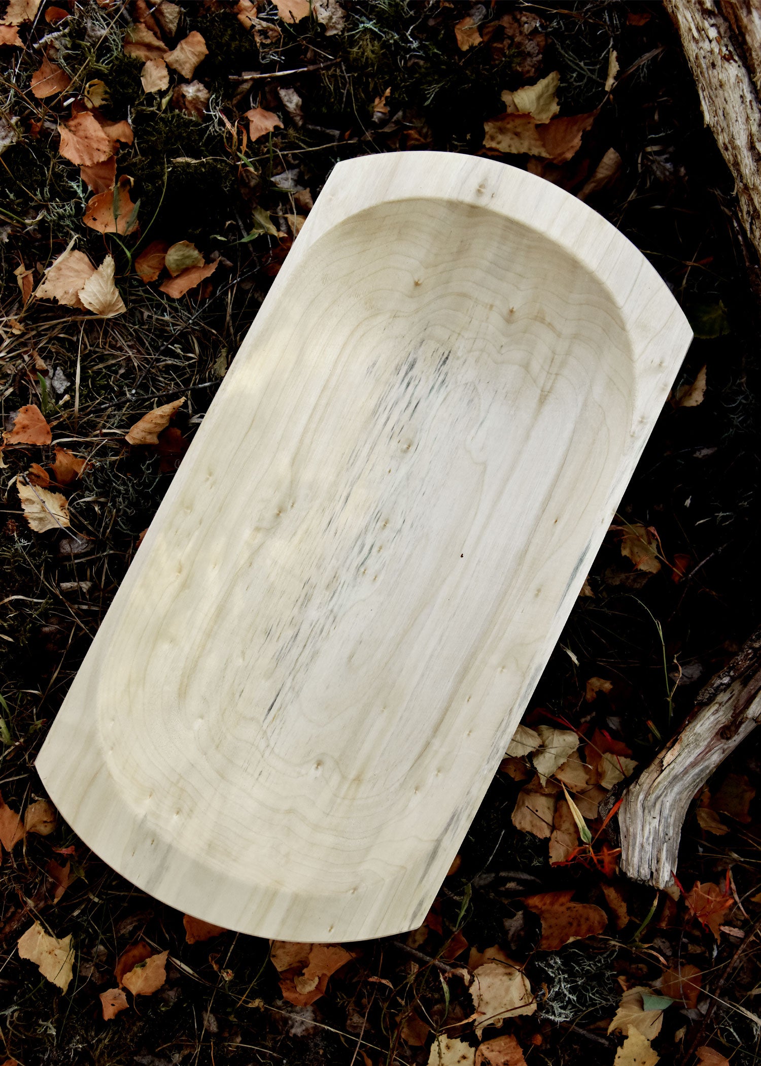 Imagen única de: Comedero De Madera De Tilo, Liso, Sellado, Aprox. 45 X 23 X 6 Cm.