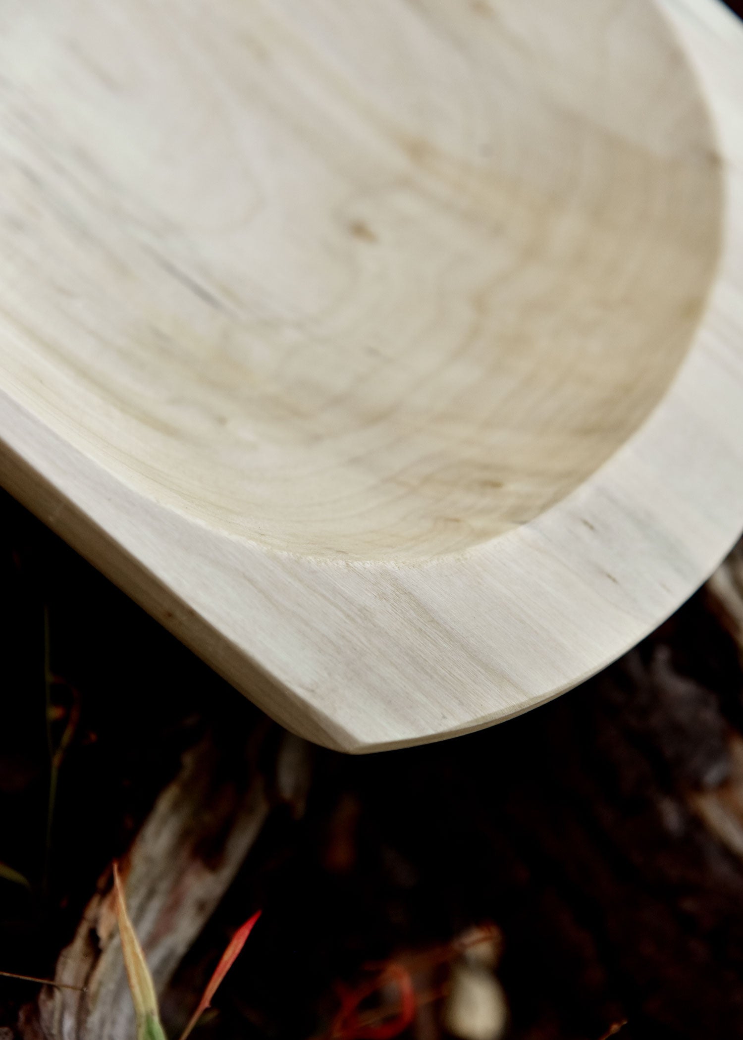 Imagen única de: Comedero De Madera De Tilo, Liso, Sellado, Aprox. 45 X 23 X 6 Cm.