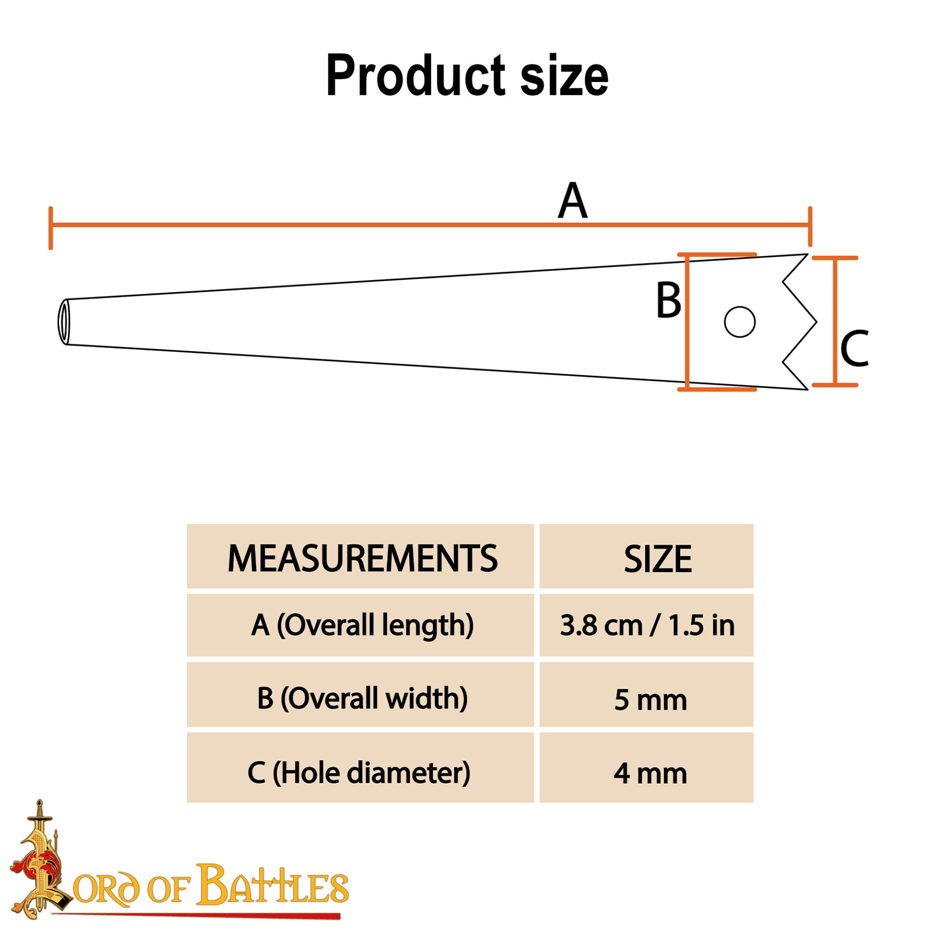 Juego de 10 Puntas de Lazo de Latón Macizo para Trajes Históricos y Artesanía en Cuero - Imagen 3