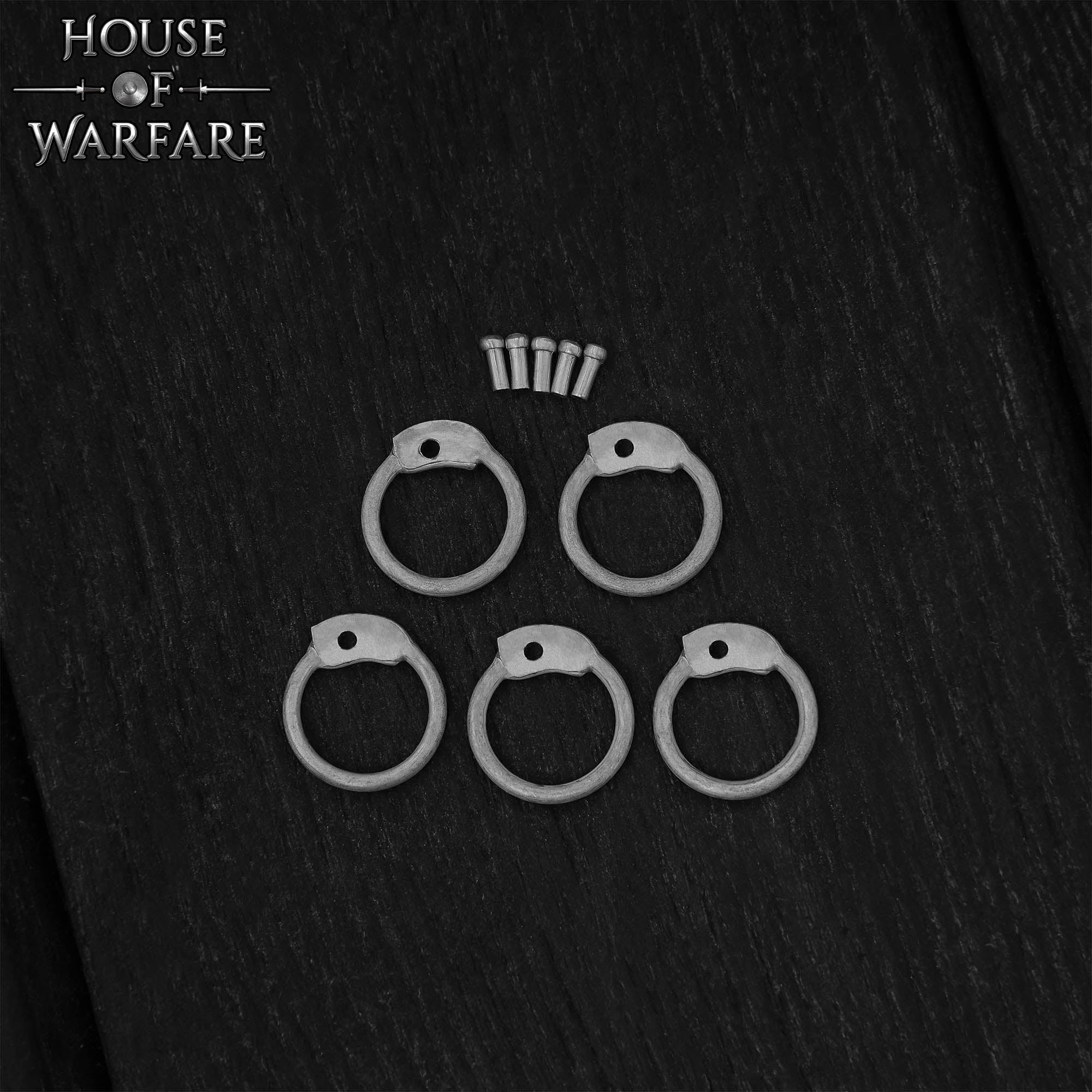 Imagen única de: Anillo de Cota de Malla - Anillos Redondos de Aluminio Remachado, 10mm 16 Gauge