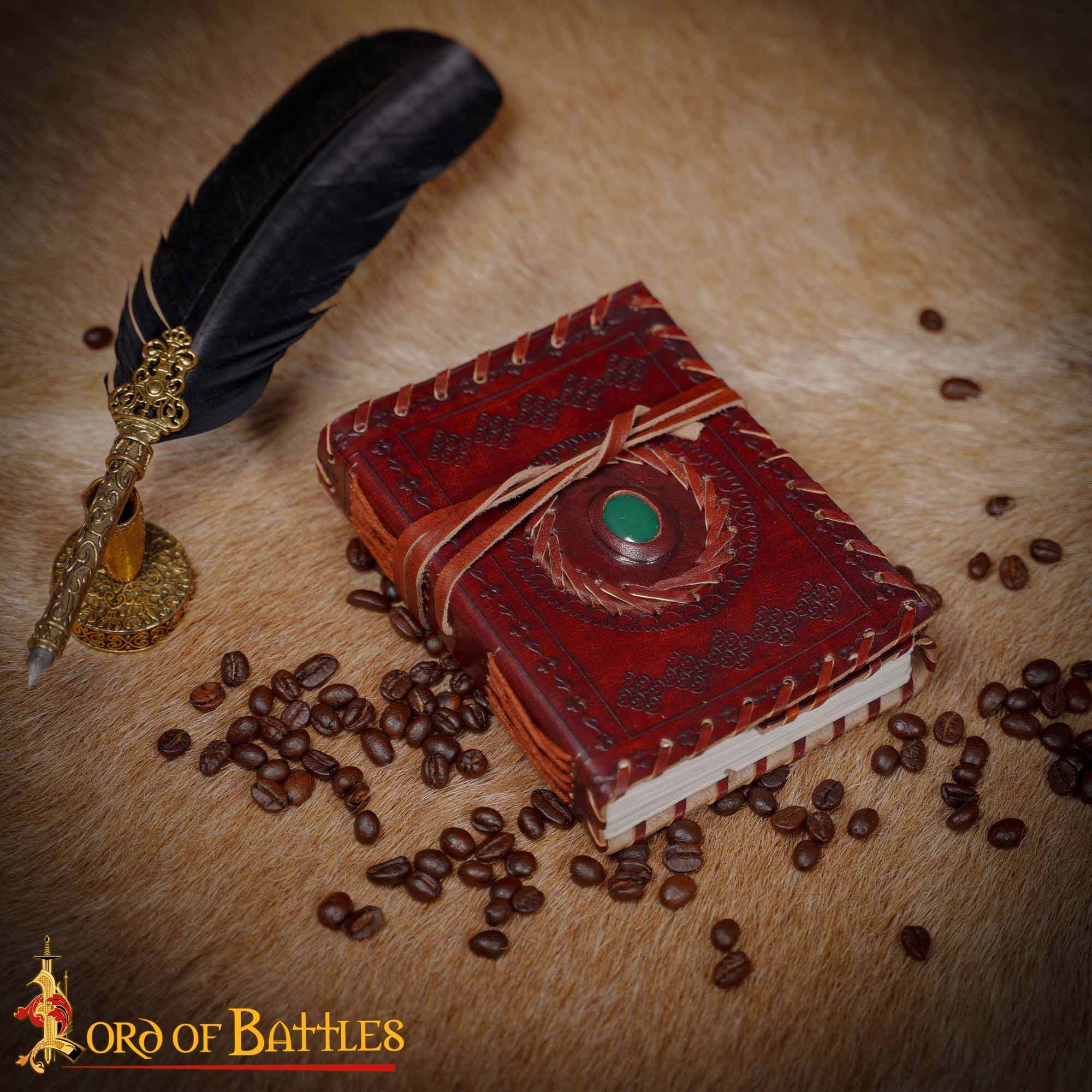 Imagen única de: Diario Medieval de Cuero Diario de Cuero Auténtico Hecho a Mano