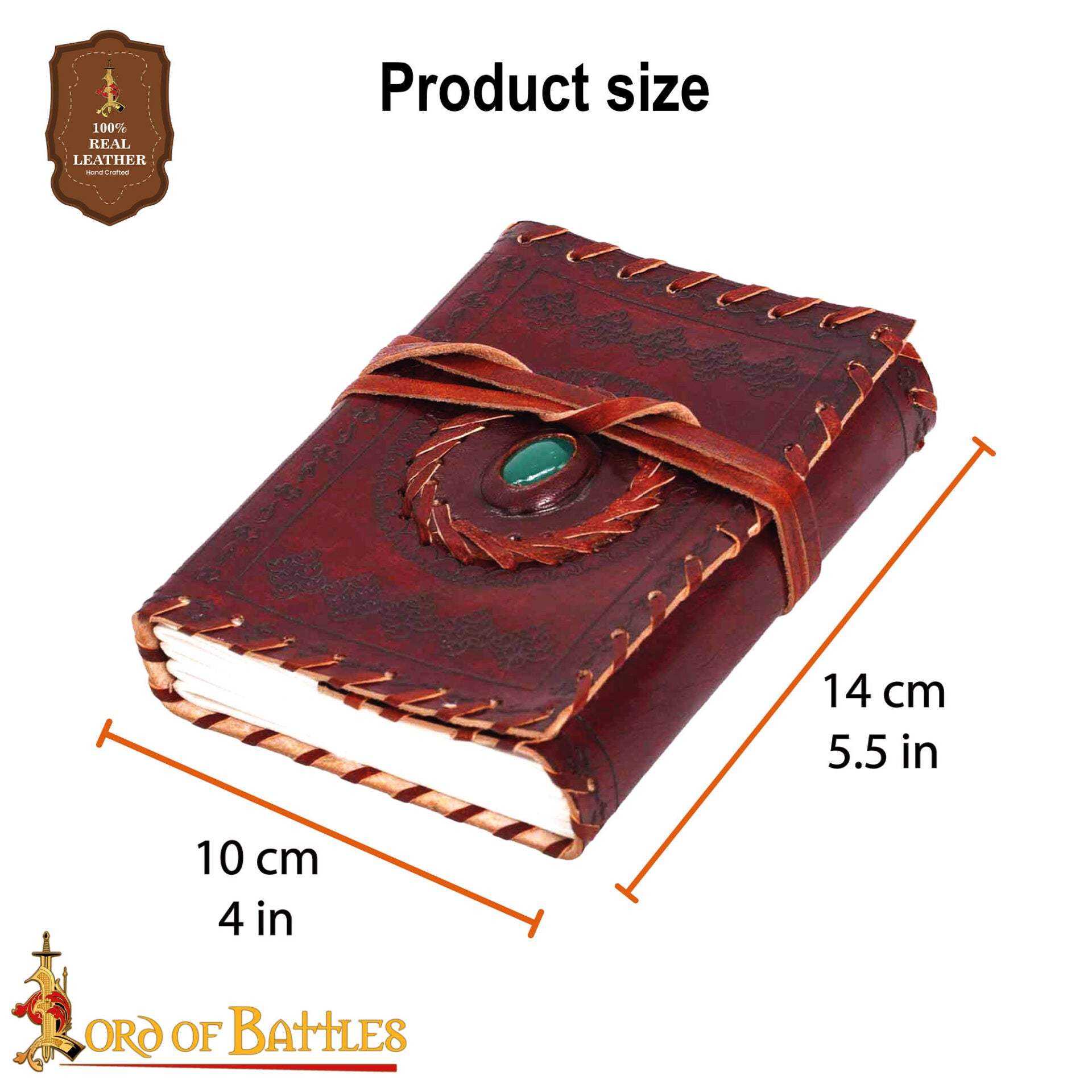 Imagen única de: Diario Medieval de Cuero Diario de Cuero Auténtico Hecho a Mano