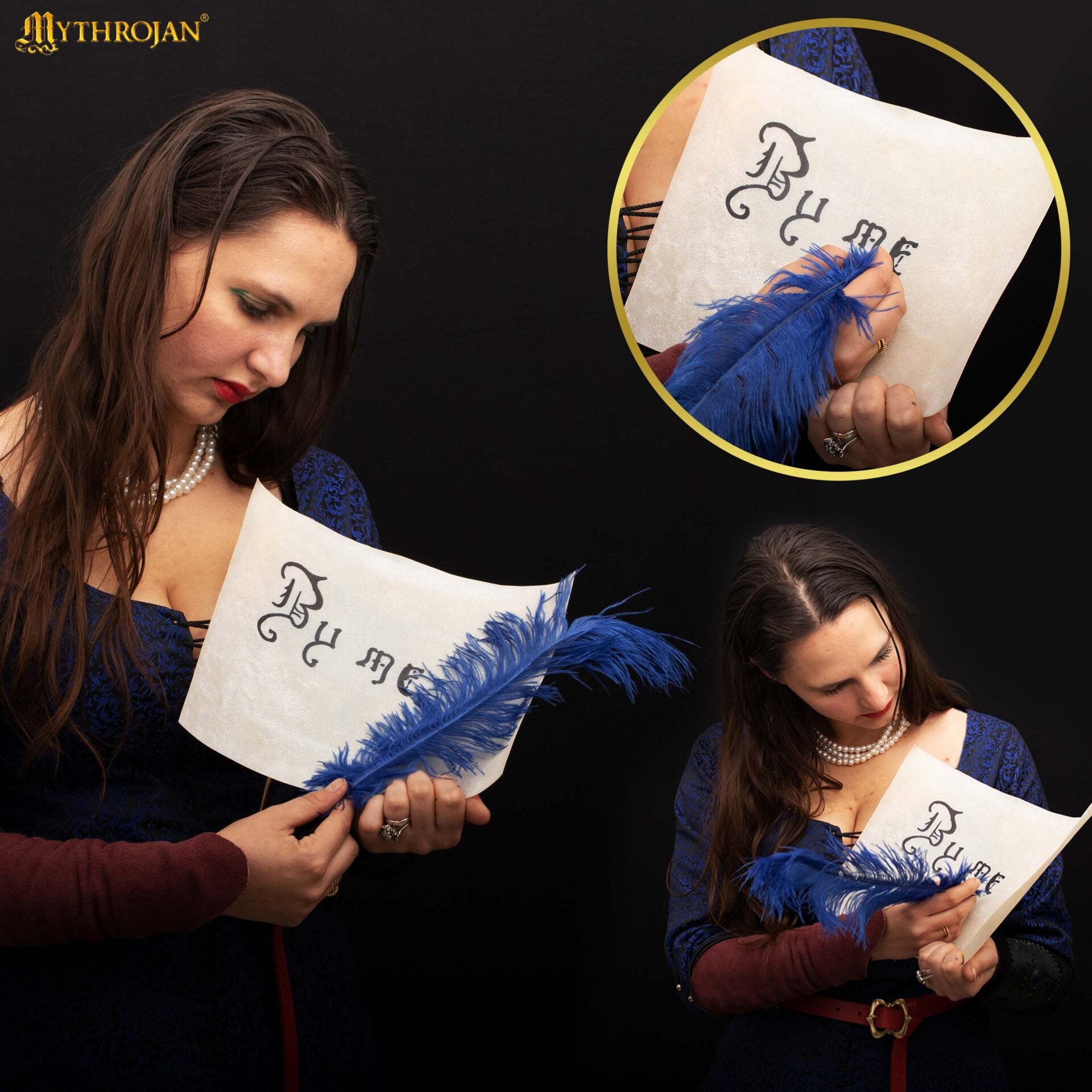 Imagen única de: Papel de Pergamino Medieval de 6x8 Pulgadas - Hoja de Escritura Natural Envejecida | 1 Unidad