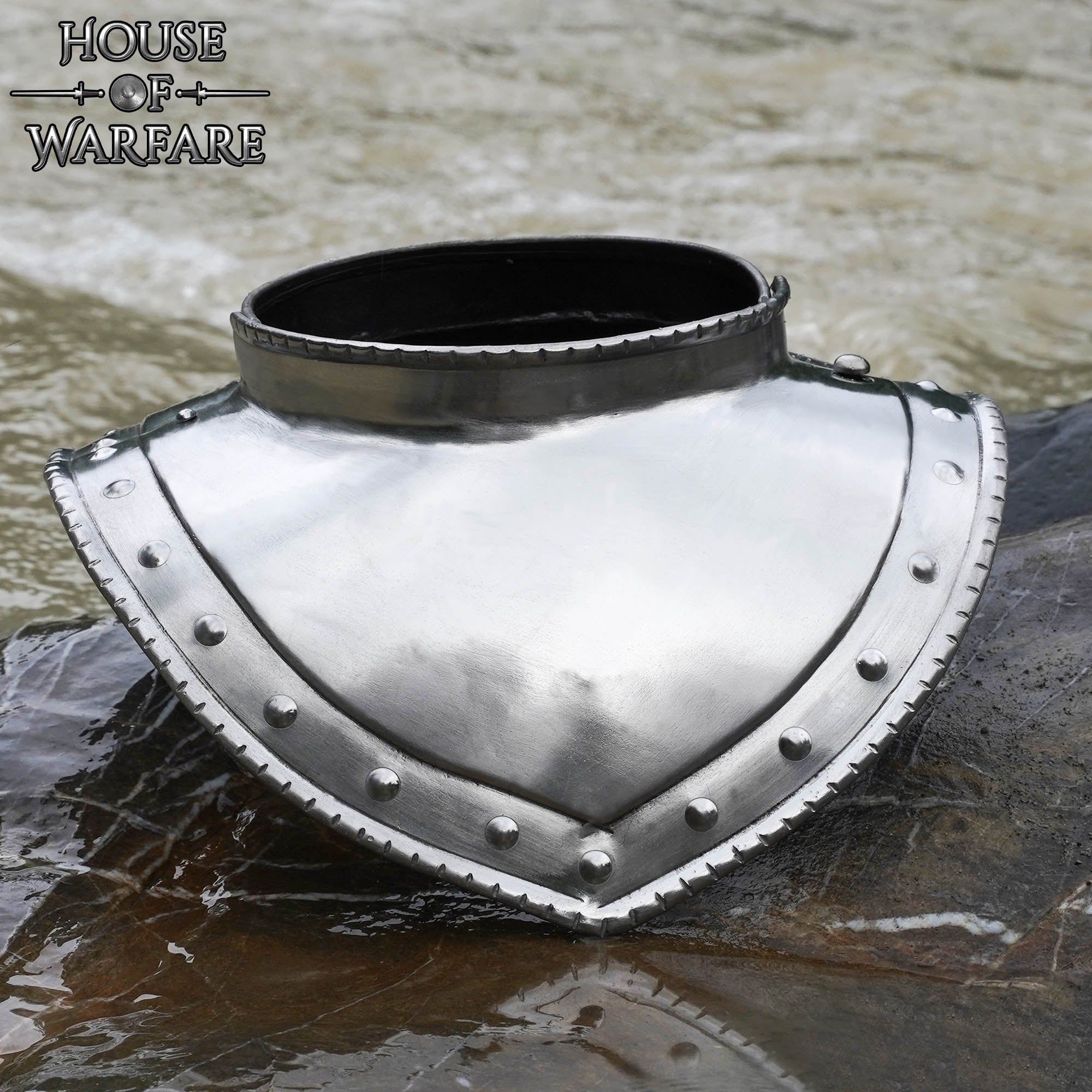 Imagen única de: Gorget Medieval de Acero para Soldados