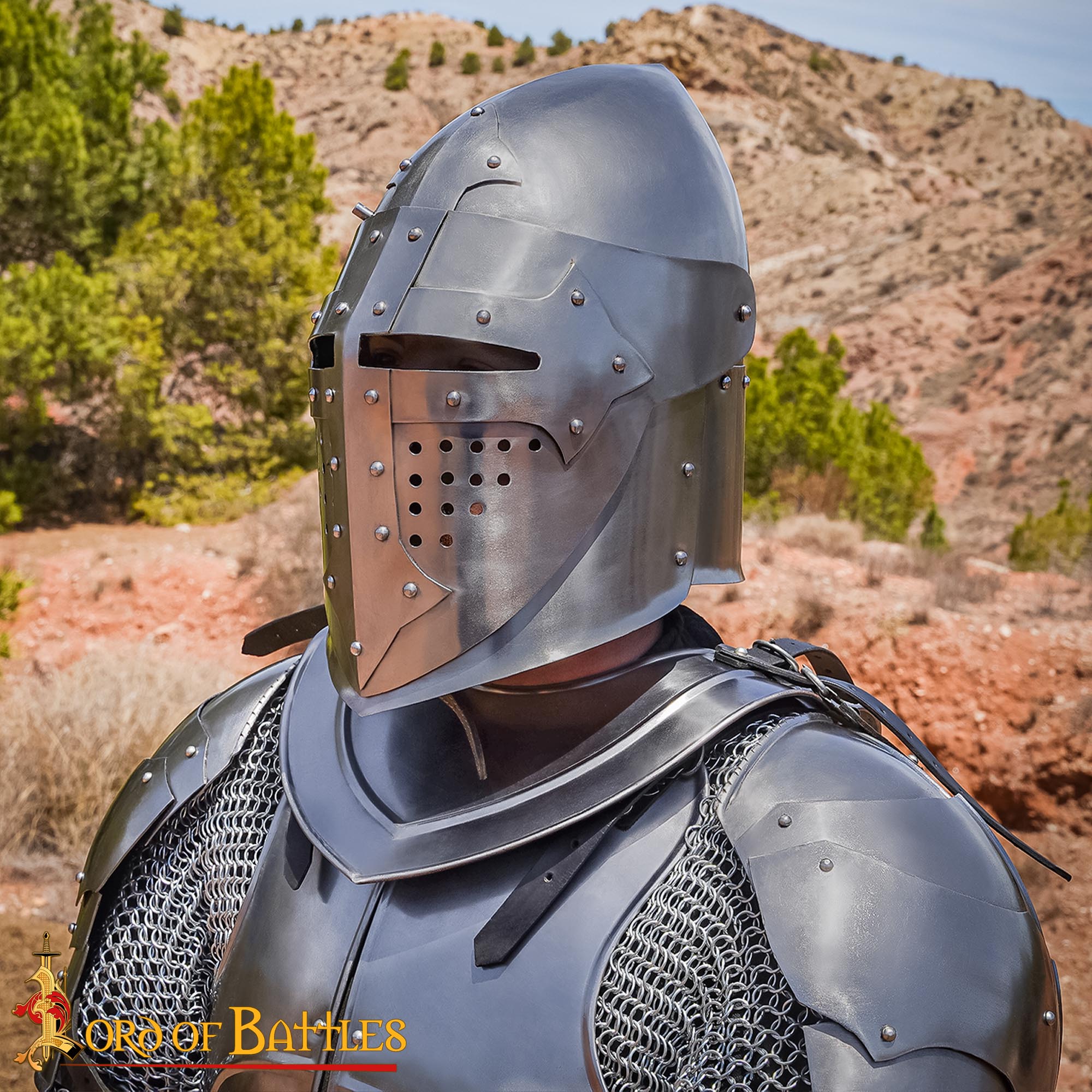 Imagen única de: Gorget Medieval Simple Calibre 18