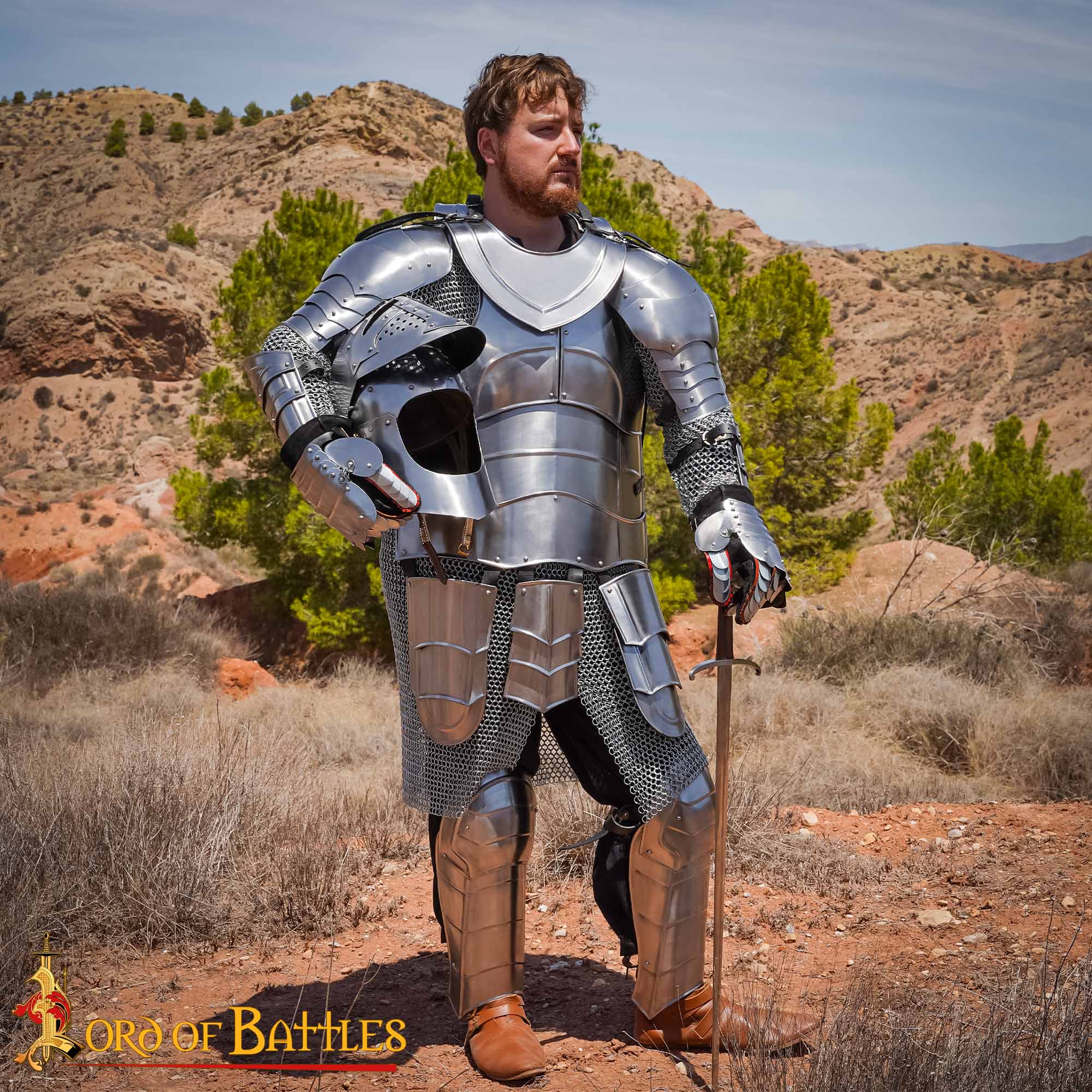 Imagen única de: Gorget Medieval Simple Calibre 18