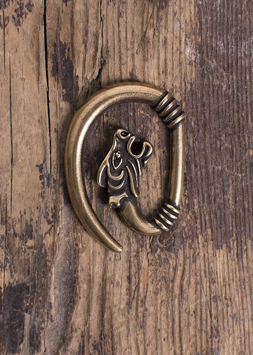 Imagen única de: Gancho Para Cinturón Cabeza De Lobo