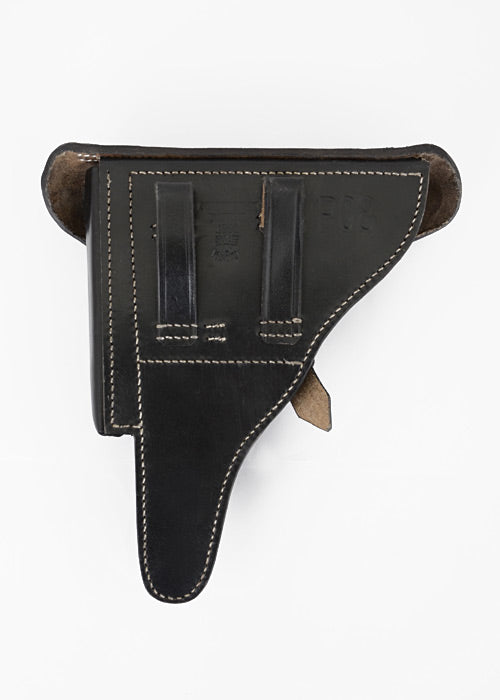 Imagen única de: Funda De Pistola Para P08 Fabricada En Cuero Negro.