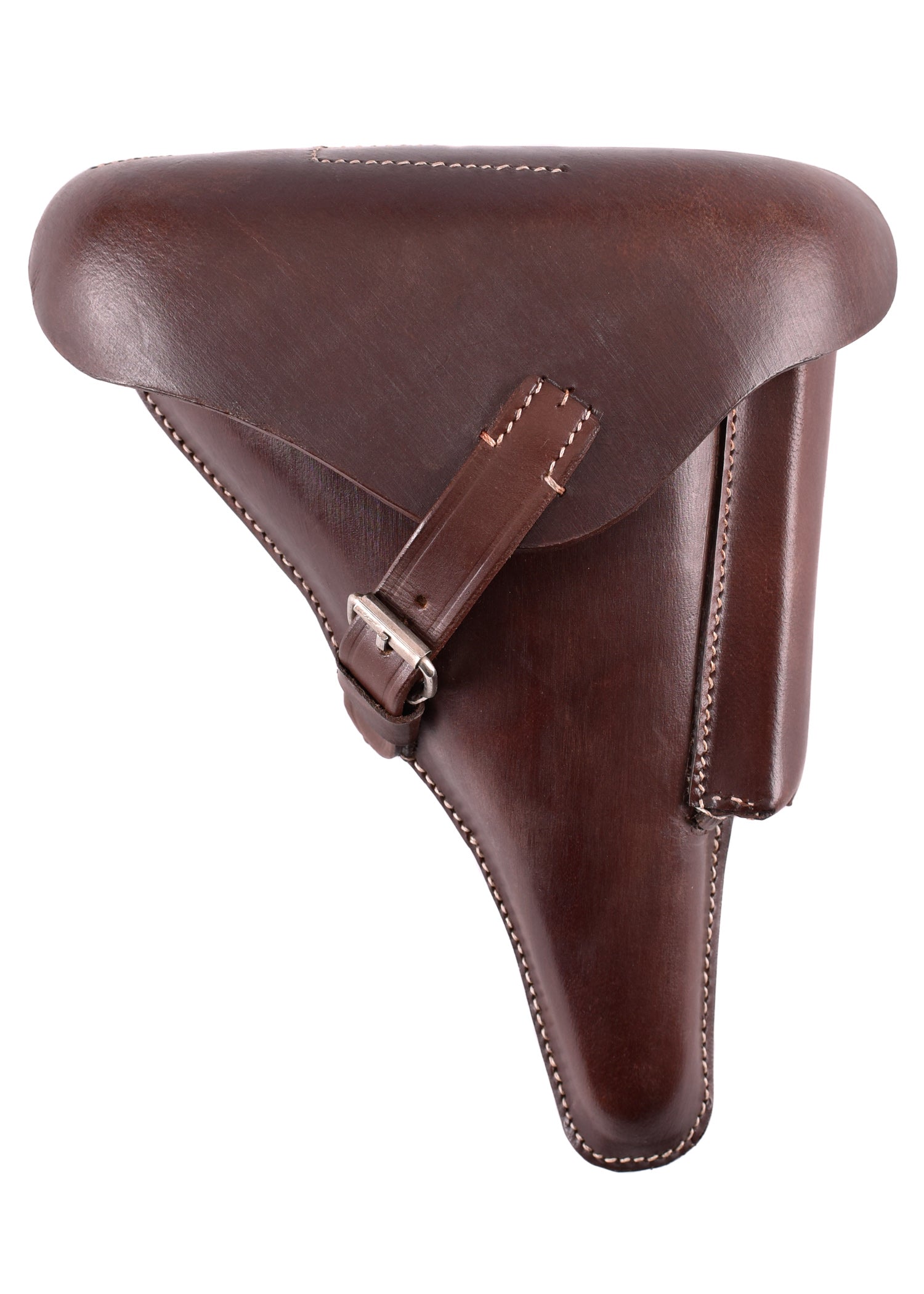 Imagen única de: Funda De Pistola Para P08 Fabricada En Cuero Marrón.