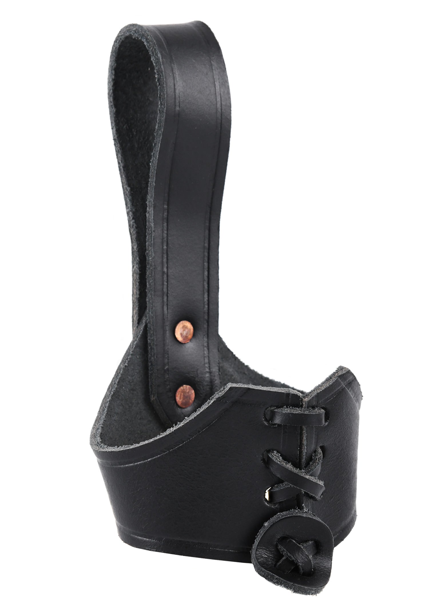 Imagen única de: Portacinturón De Cuero Para Cuernos Para Beber A Partir De 0,4 Litros, Negro