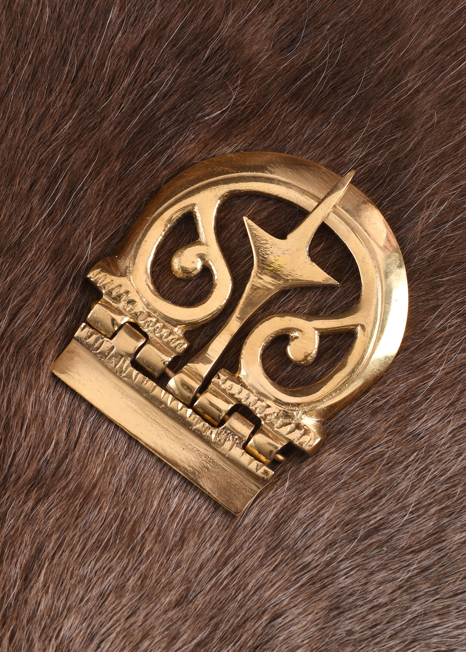 Imagen única de: Hebilla De Cinturón Grande De Latón Adornada