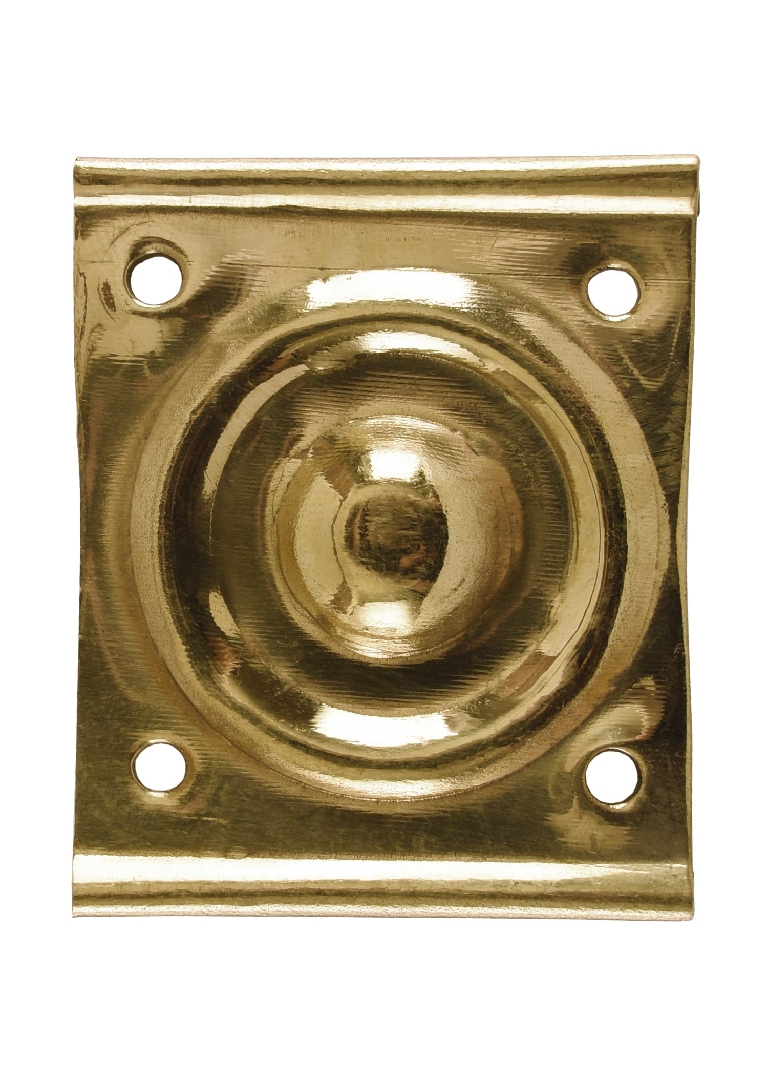 Imagen única de: Herraje Para Cinturón Romano Perforado De Latón, Rectangular