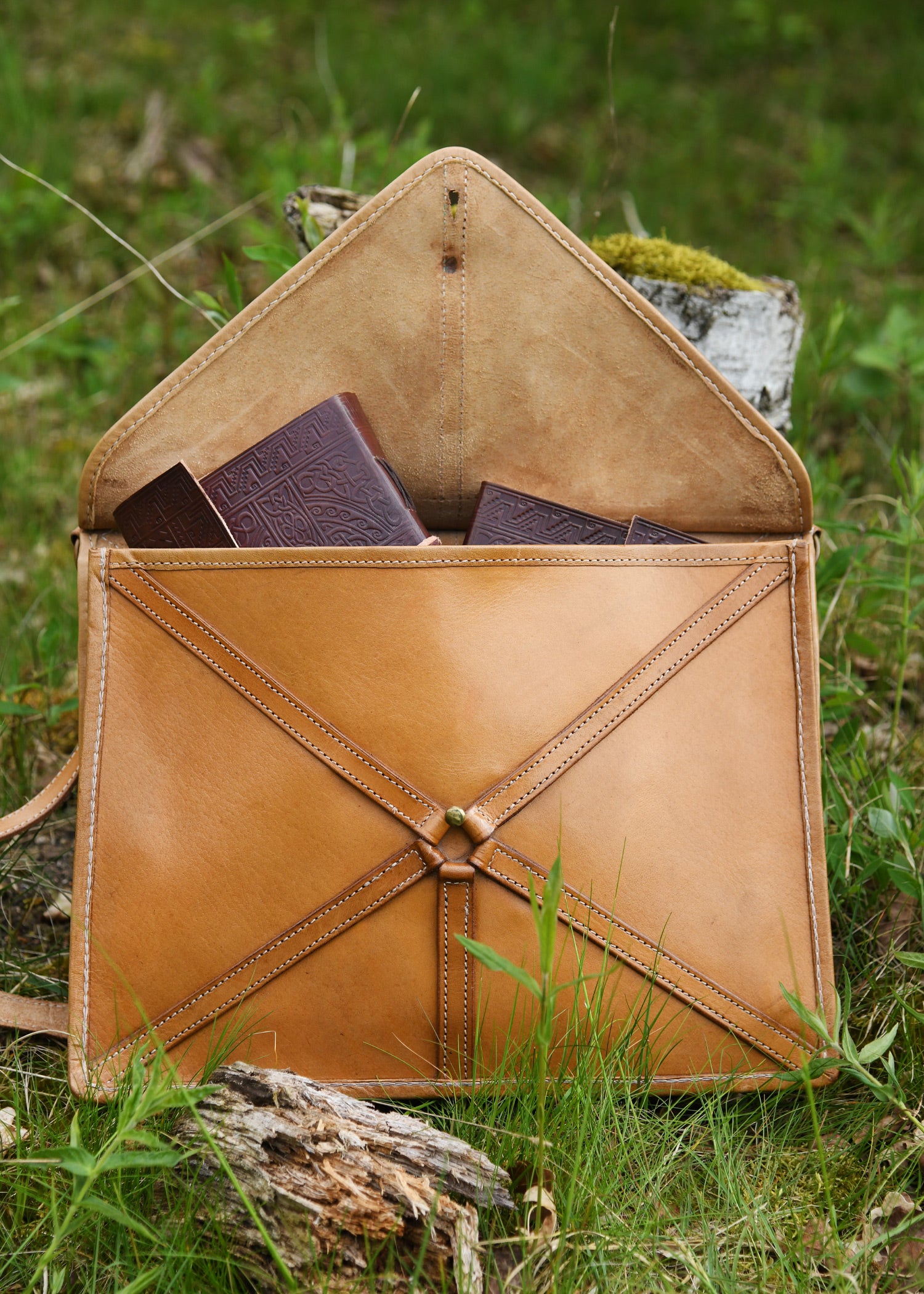 Imagen única de: Bolso Romano De Piel, Pera