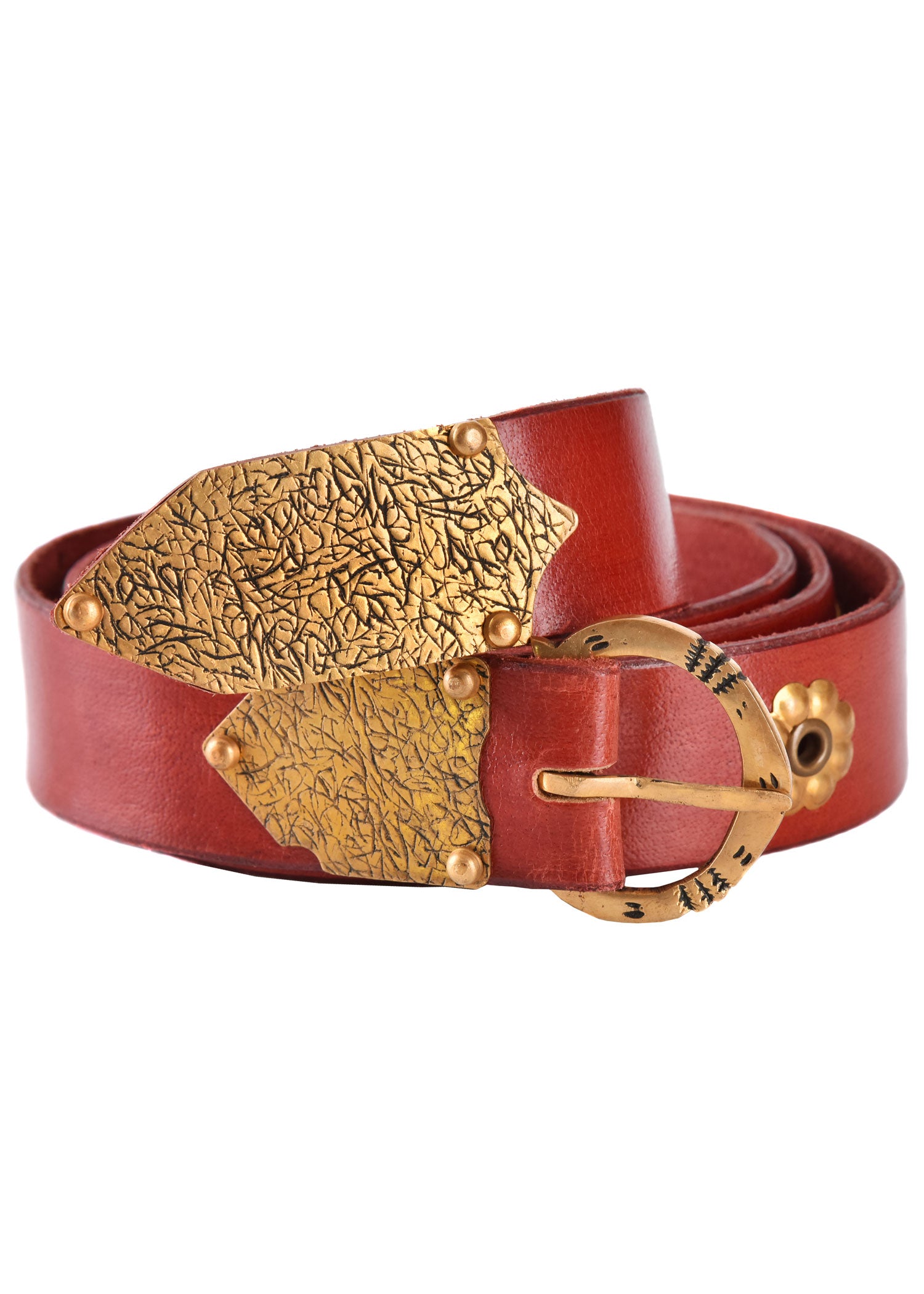 Imagen única de: Cinturón Medieval Con Motivos Florales, Aprox.165 Cm.