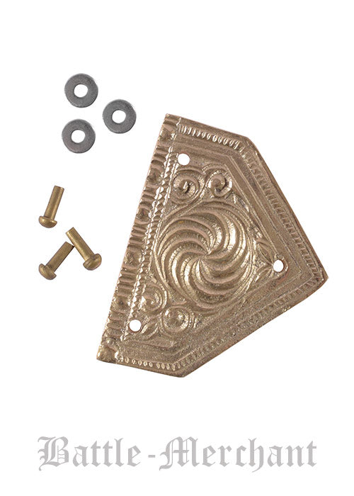 Imagen única de: Punta De Cinturón Romano Para Cíngulo, Incluidos Remaches.