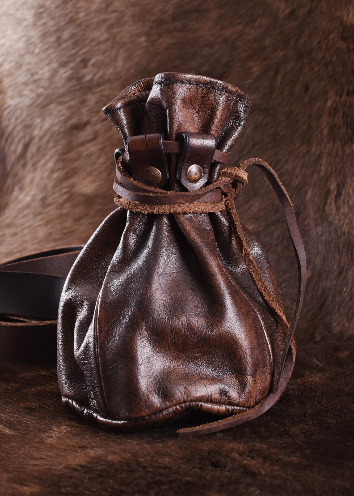 Imagen única de: Bolso Grande De Piel, Marrón