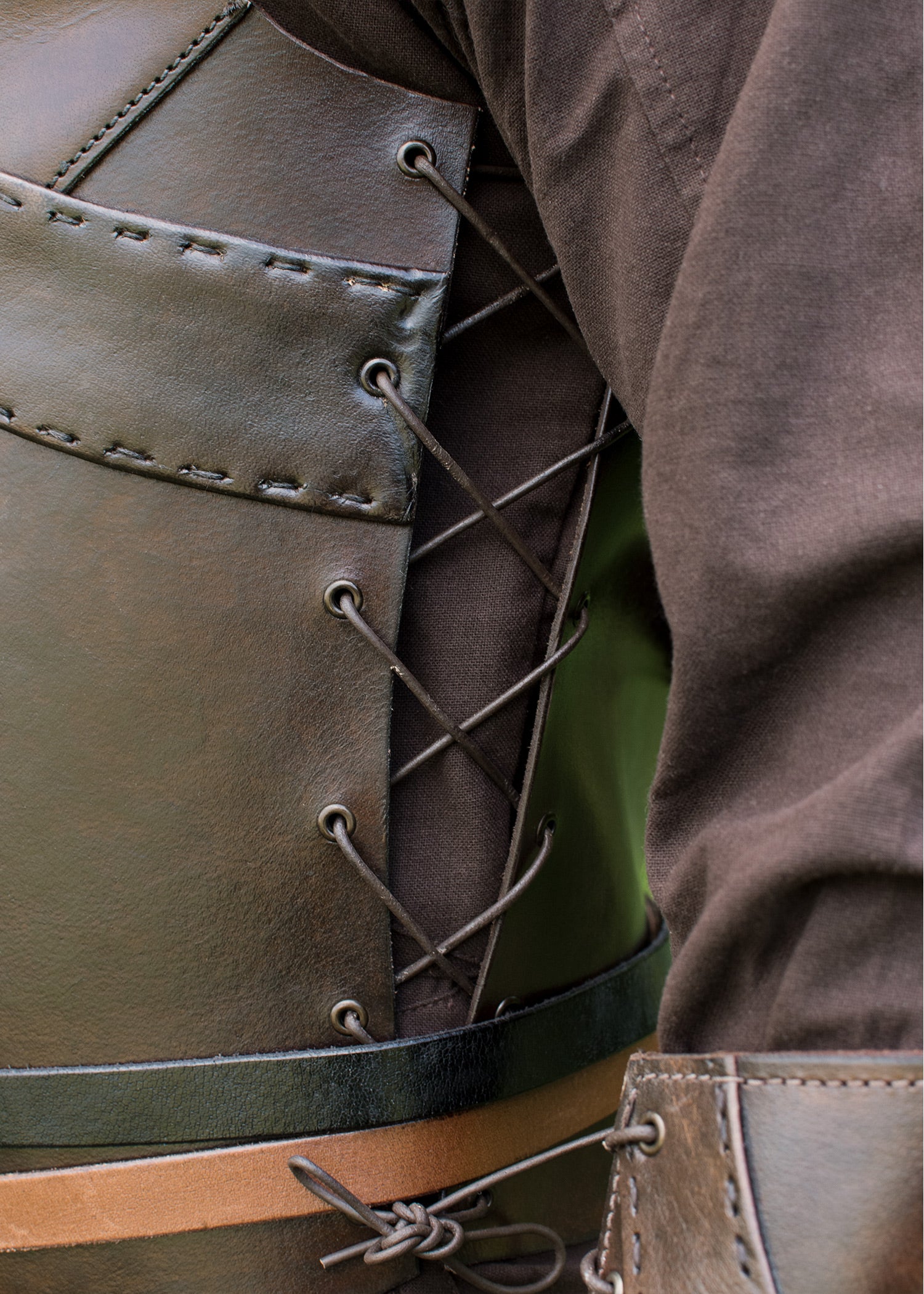 Imagen única de: Armadura/petral De Cuero Con Bandas Cruzadas