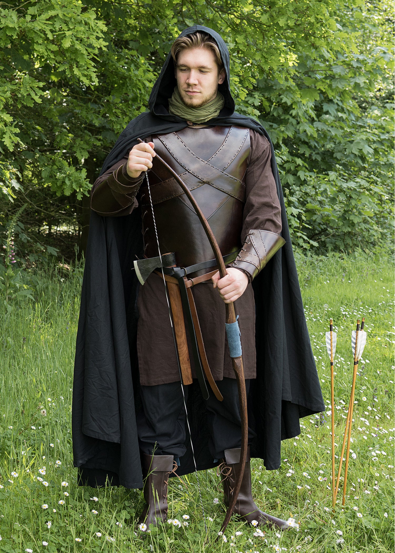 Imagen única de: Armadura/petral De Cuero Con Bandas Cruzadas