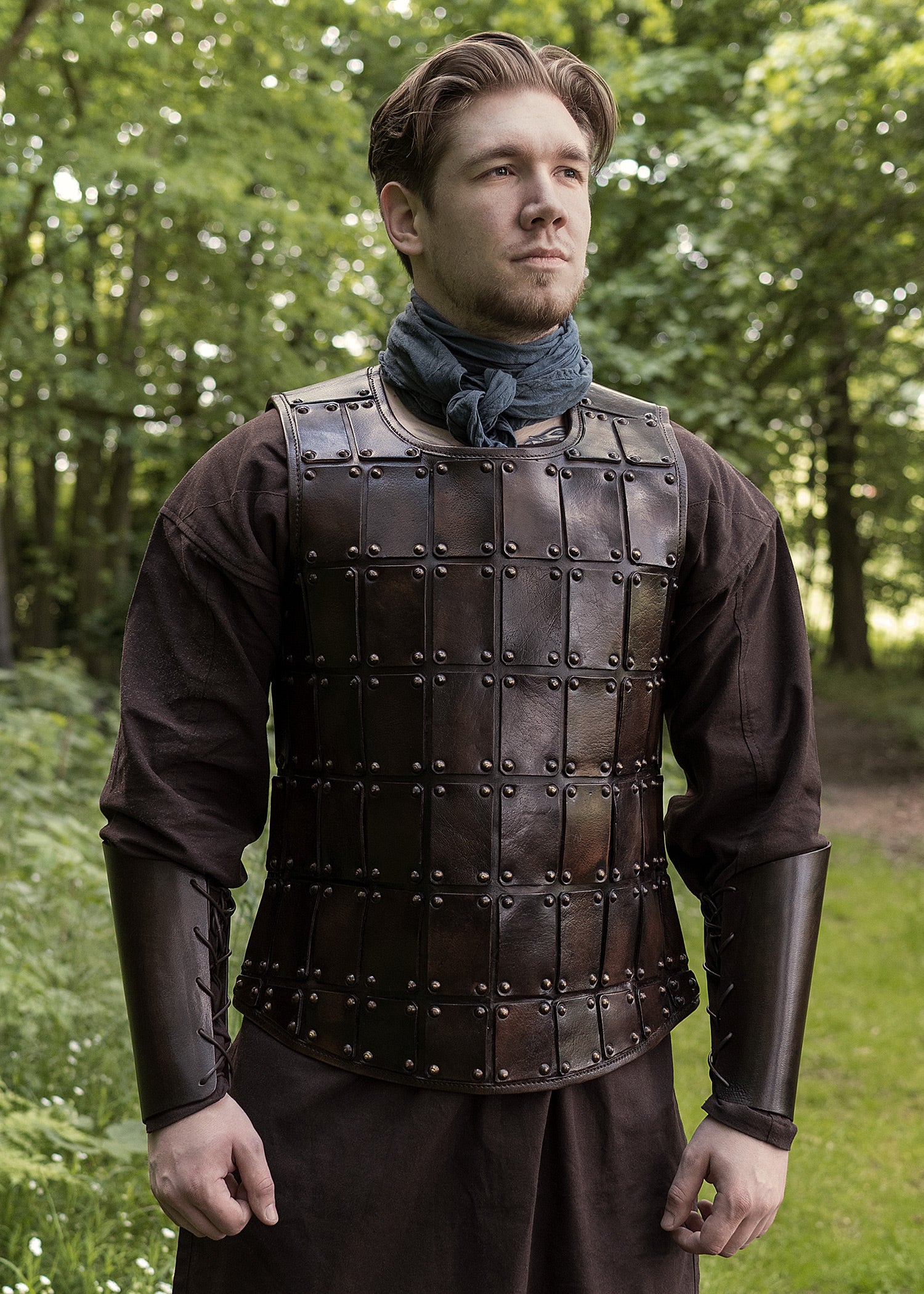 Imagen única de: Bergantín Medieval, Peto De Cuero, Varias Medidas