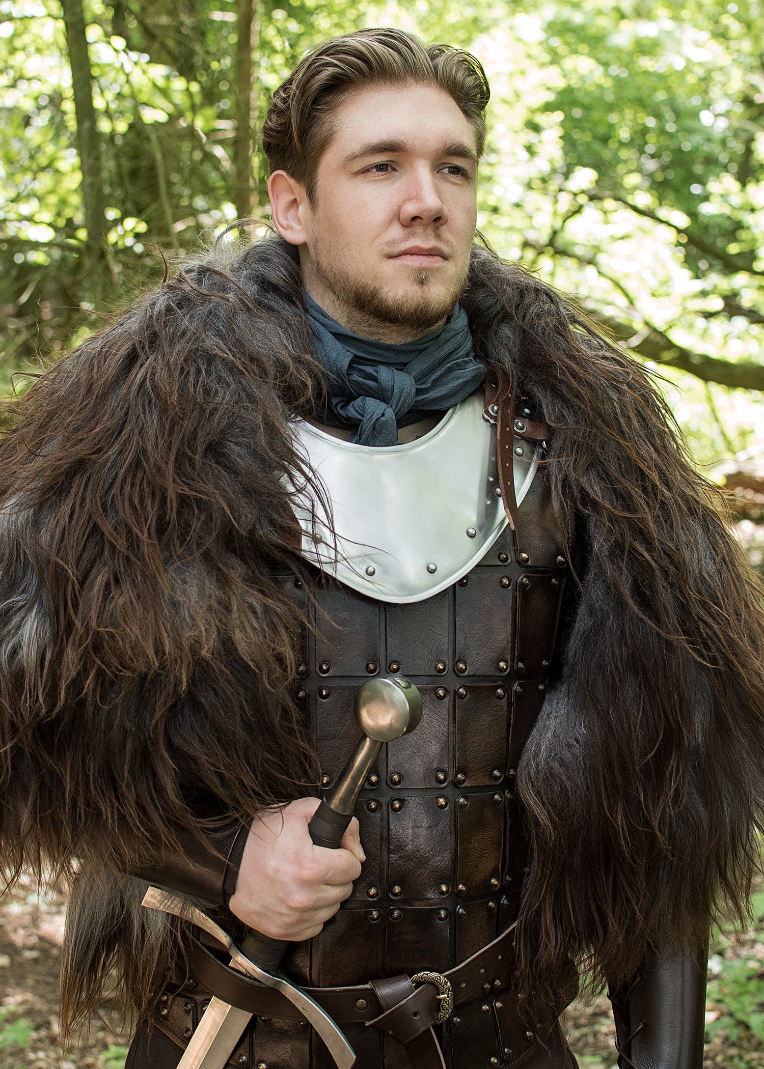 Imagen única de: Bergantín Medieval, Peto De Cuero, Varias Medidas