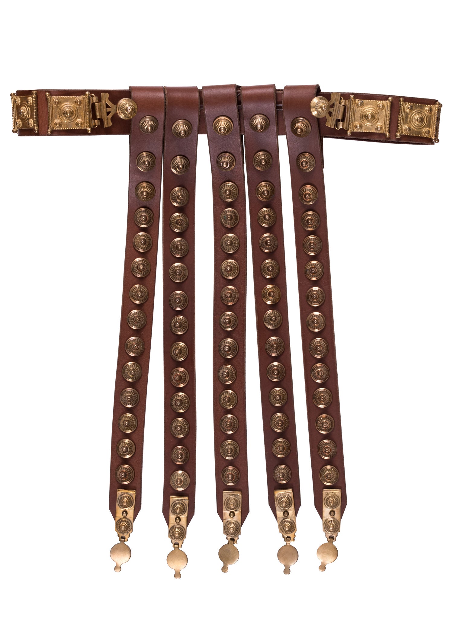 Imagen única de: Cingulum, Cinturón De Legionario, Rgzm, Cuero Y Latón.