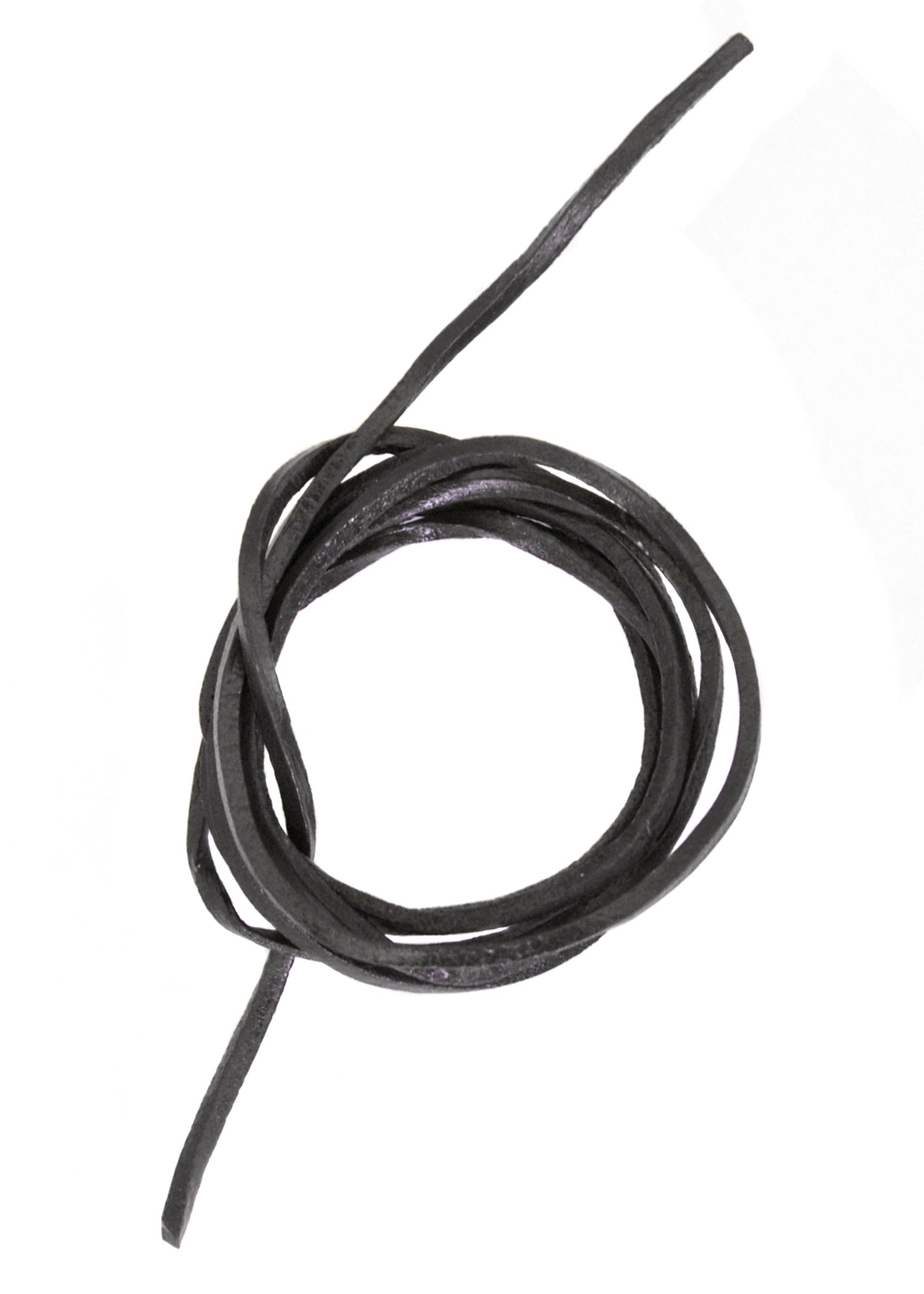 Imagen única de: Correa De Piel, Correa Cuadrada Negra, 100 Cm