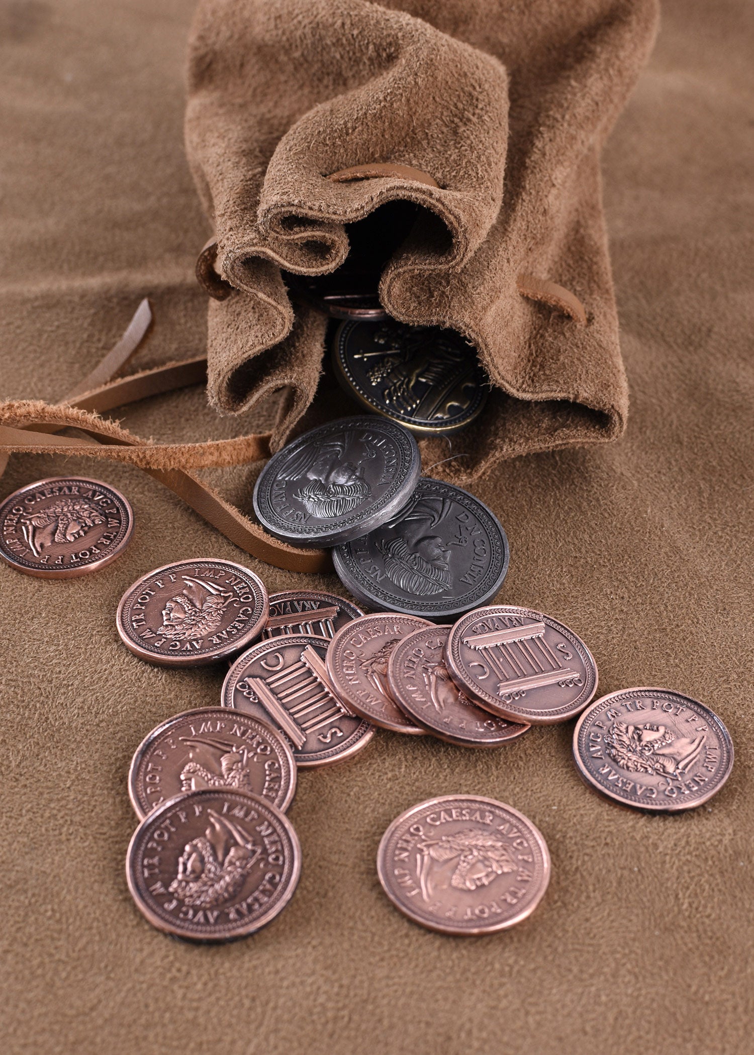 Imagen única de: Bolso De Piel, Grande, Marrón Claro