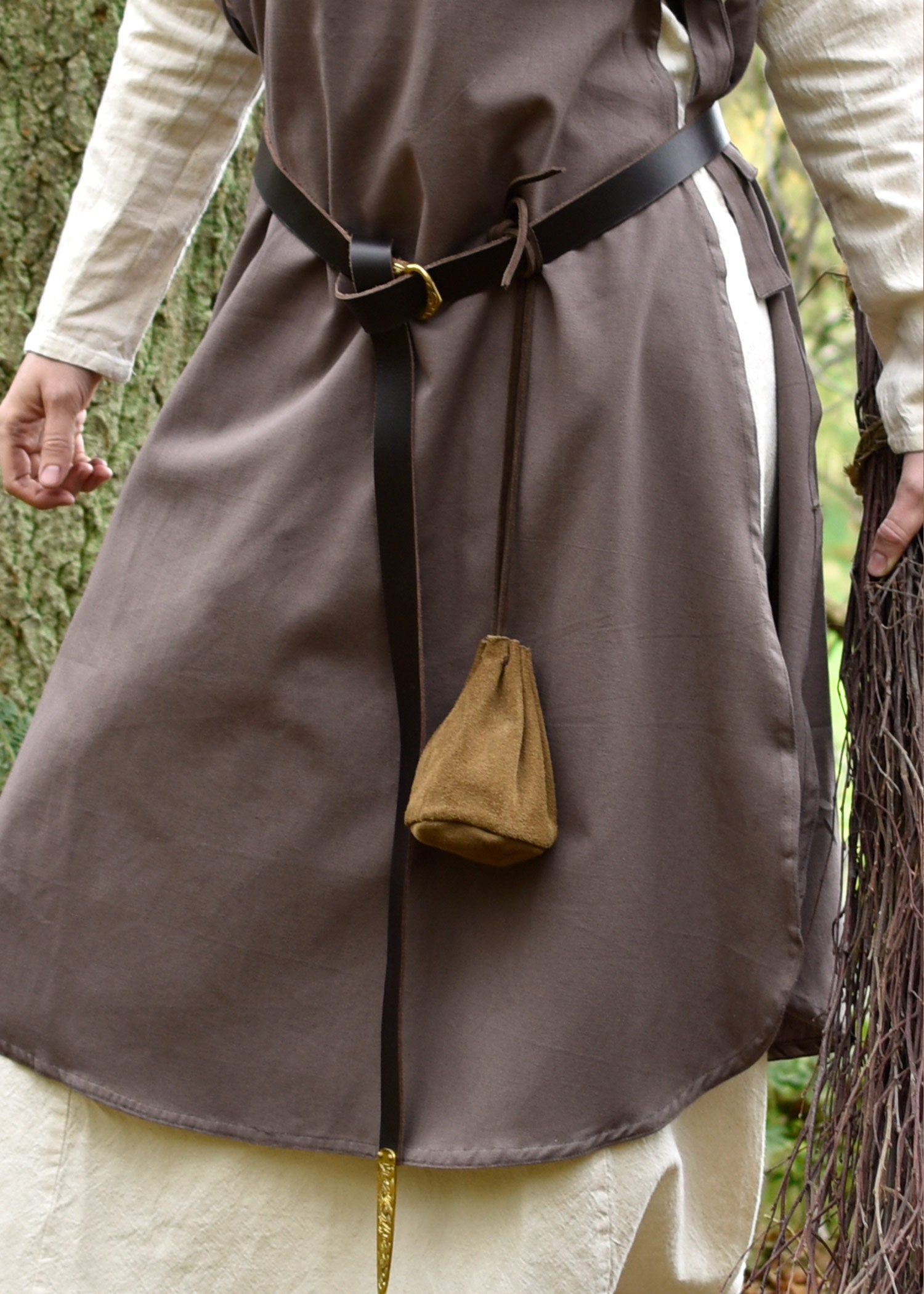 Imagen única de: Bolso De Piel, Grande, Marrón Claro