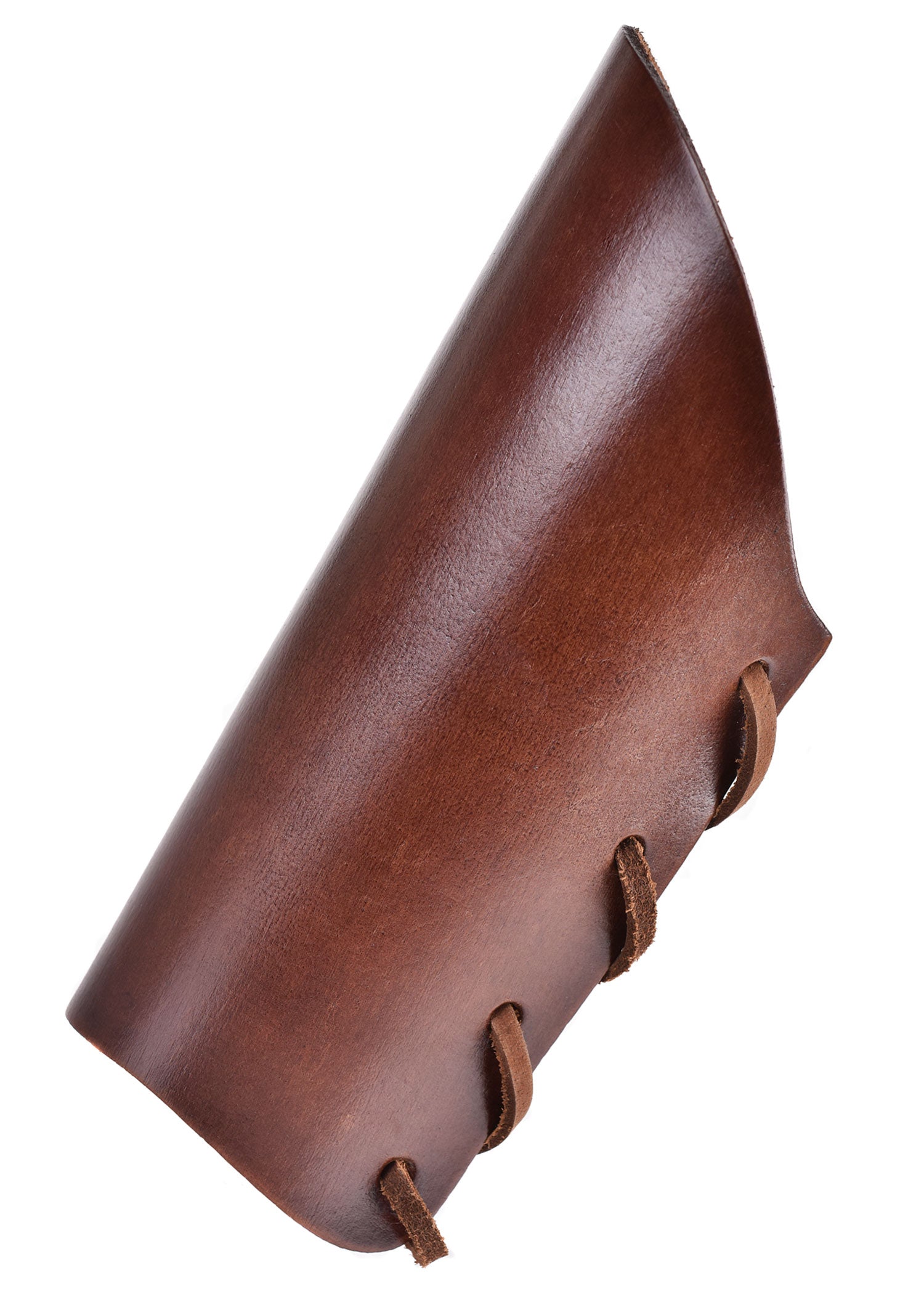 Imagen única de: Guante De Combate Corto, Marrón Oscuro Con Correa De Cuero.