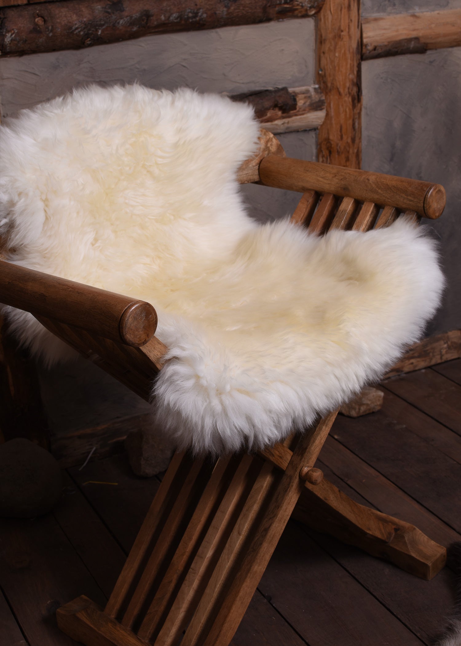 Imagen única de: Piel De Cordero, Blanco Natural, Aprox. 80 Cm.