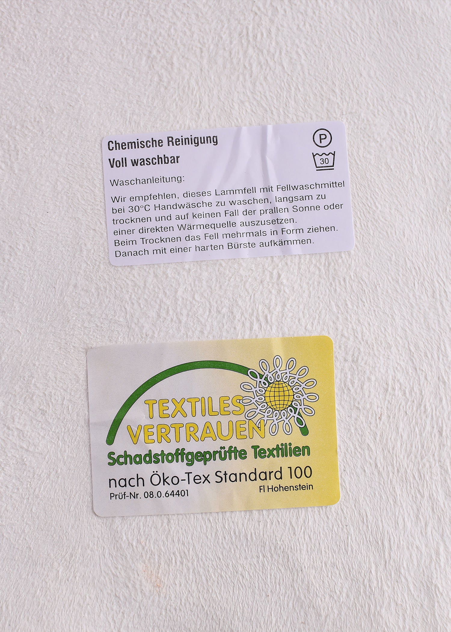 Imagen única de: Piel De Cordero, Blanco Natural, Aprox. 80 Cm.