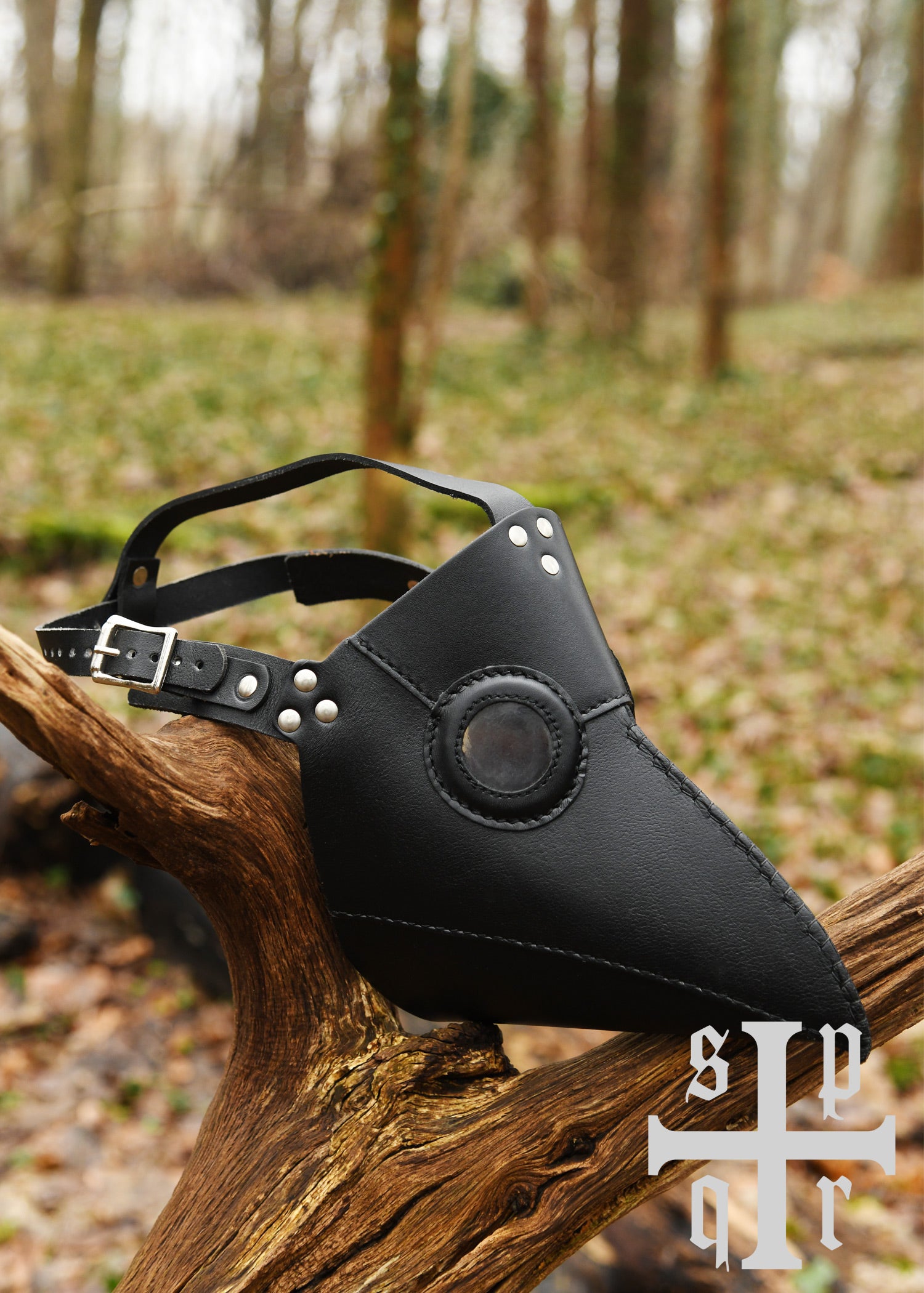 Imagen única de: Set Doctor De La Plaga - Máscara Y Sombrero De Cuero